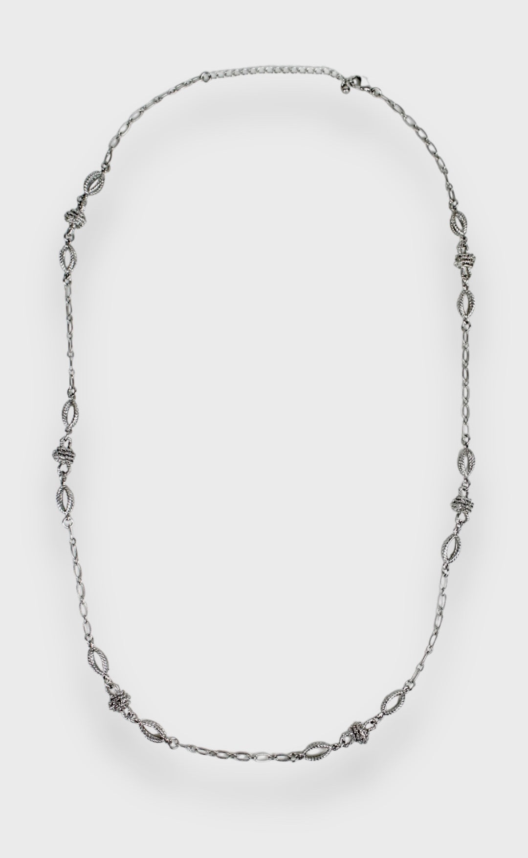 Collar Largo Eslabones y Nudos 3200