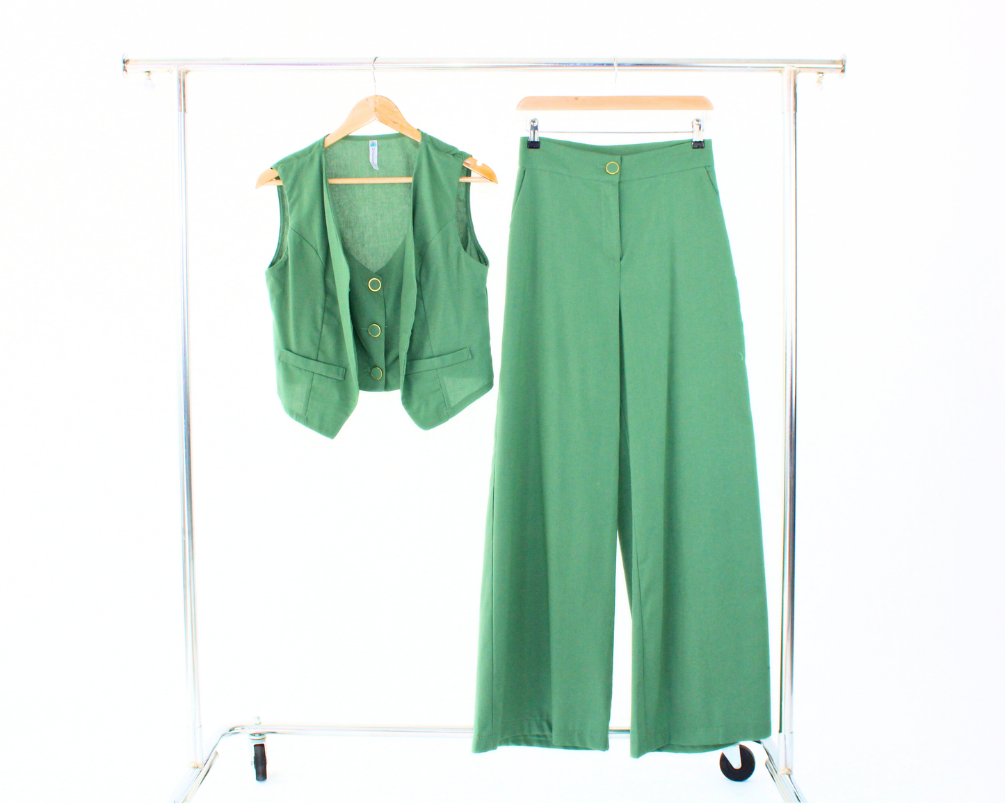 MK2517 Conjunto Lino Chaleco/Top
