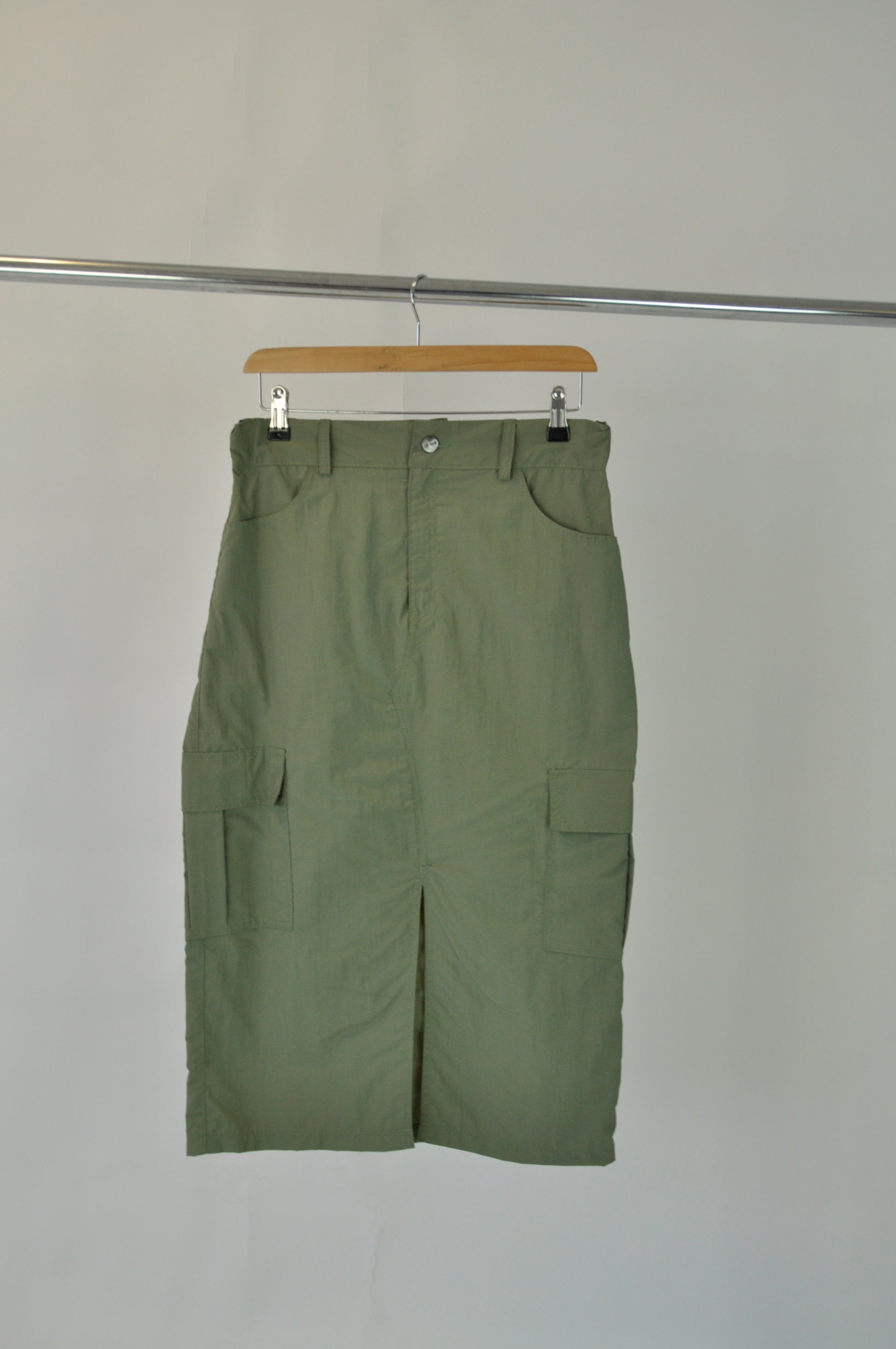 2650 Falda Cargo Corte Recto