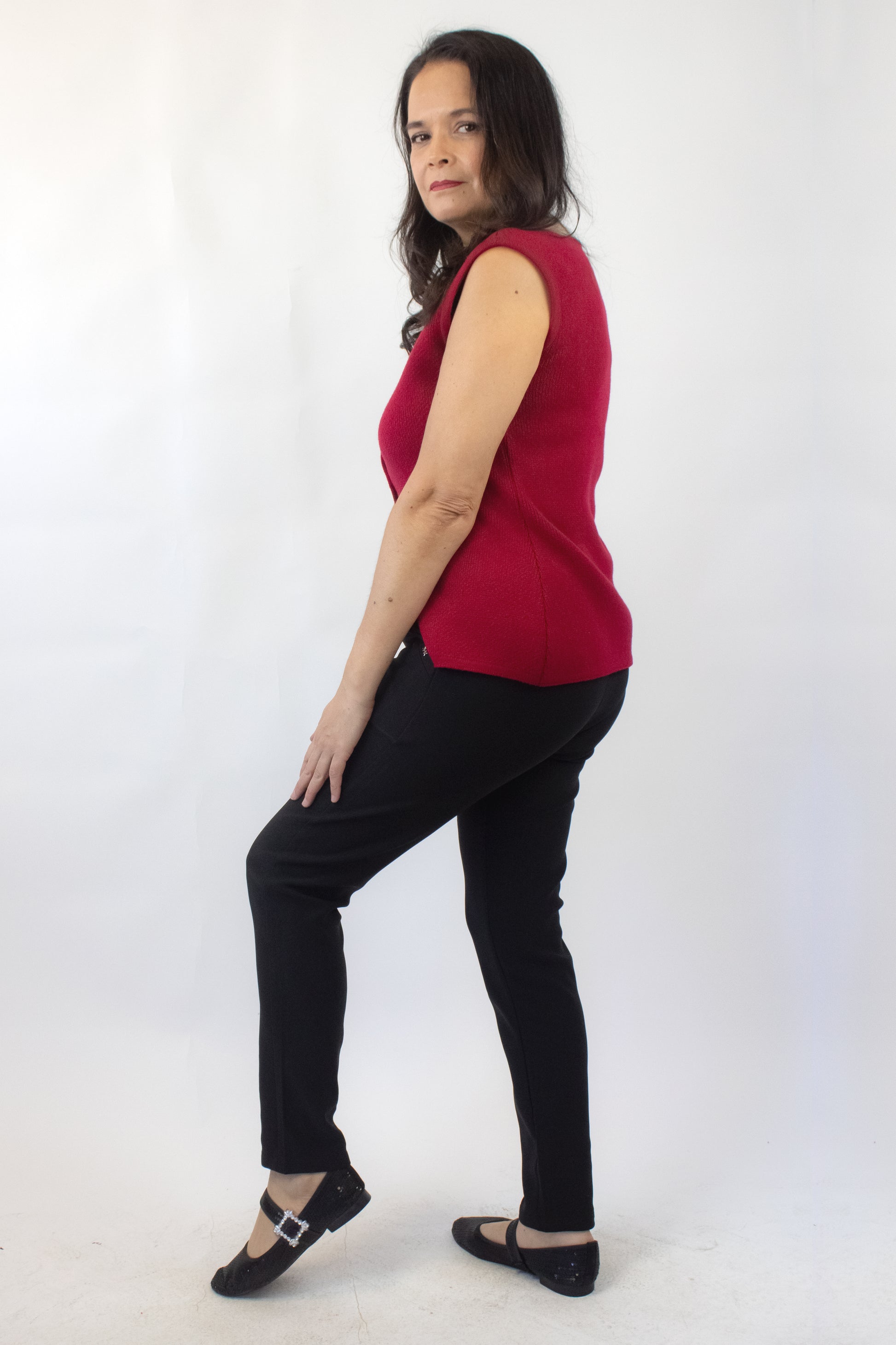 S-85 Legging Bolsas con H Hojitas