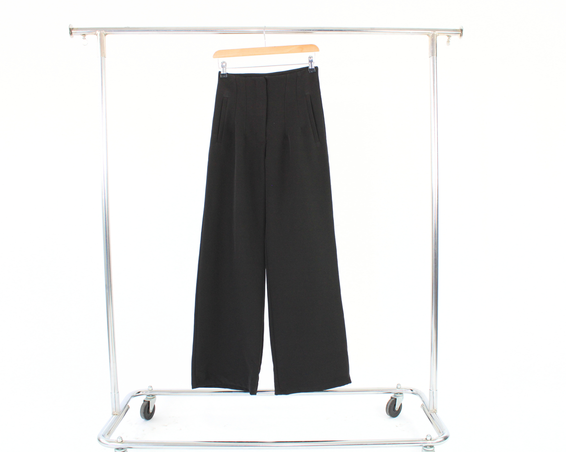 24133 Pantalón Pinzas Pierna Ancha