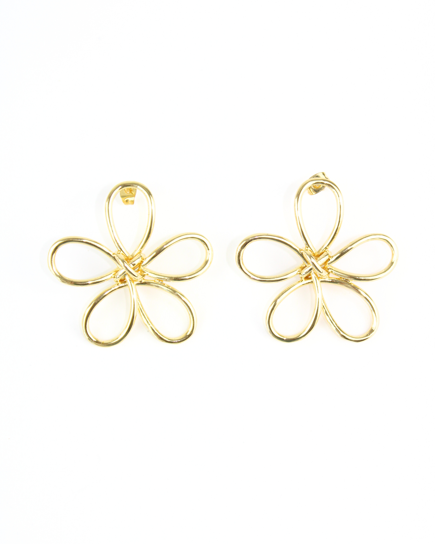 24047 Arete flor en nudo