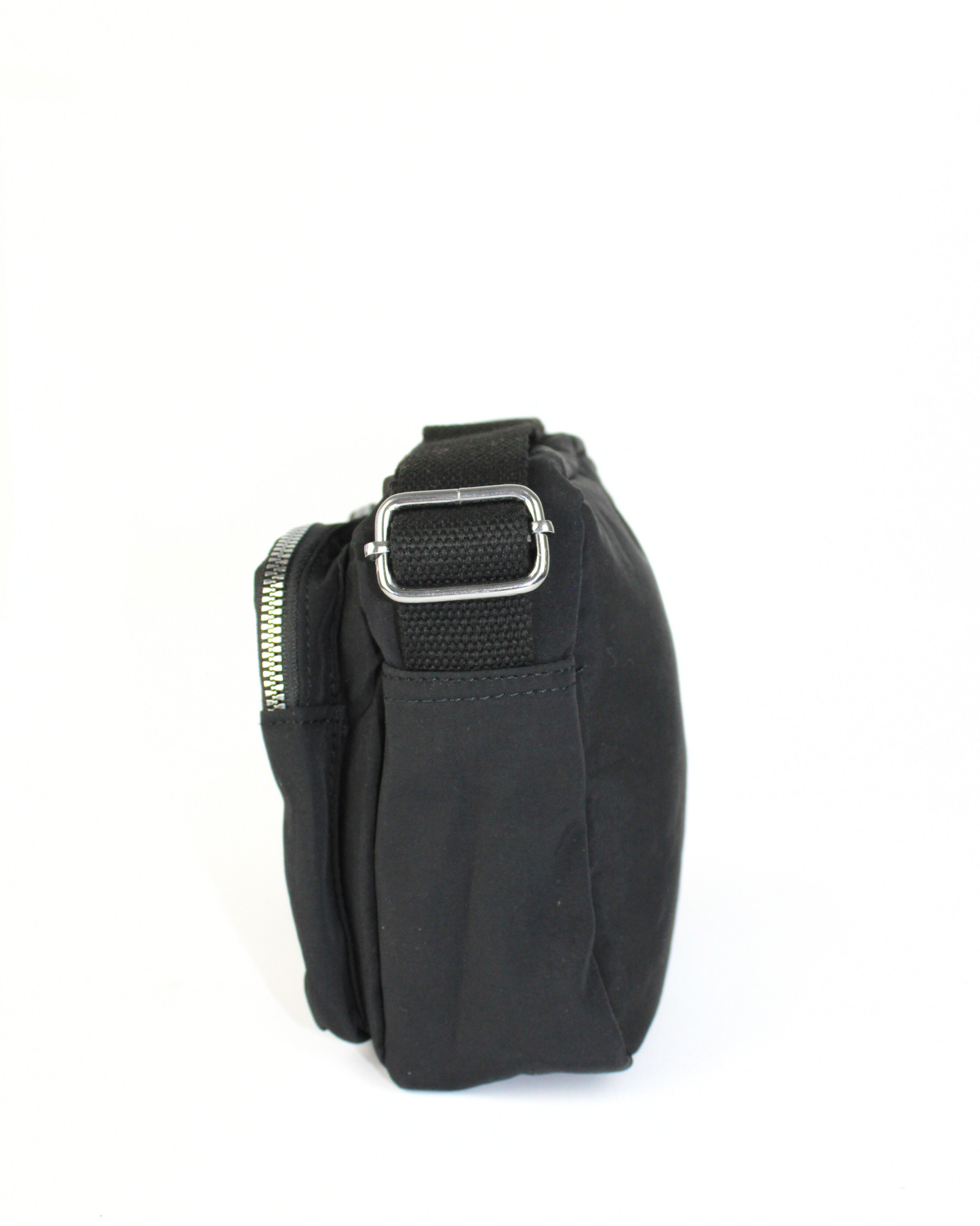 ROSSI5001 Bolso Pequeño Triple Zipper Plata