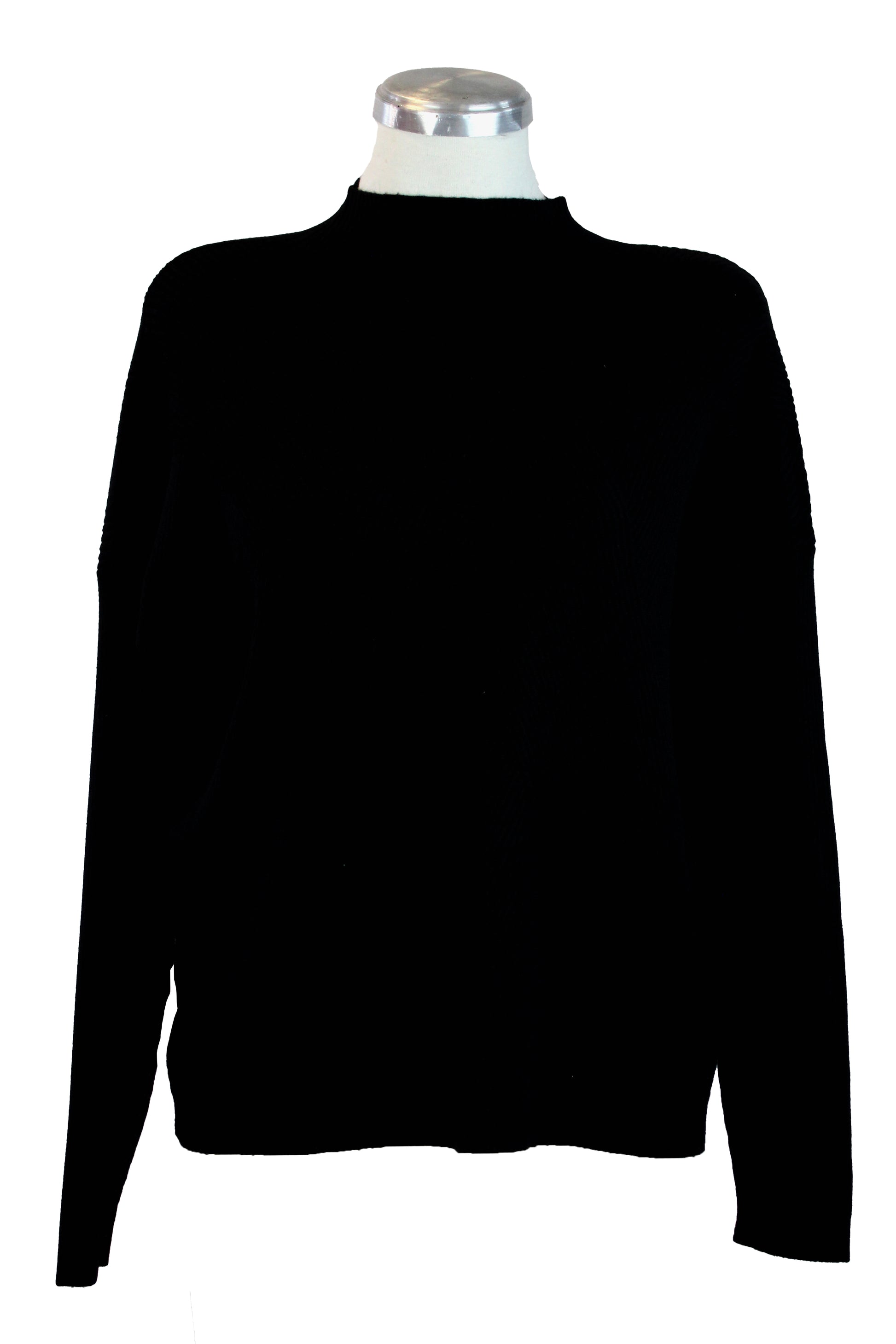 OJ-2660M Suéter Cuello de Tortuga Líneas Cruzadas