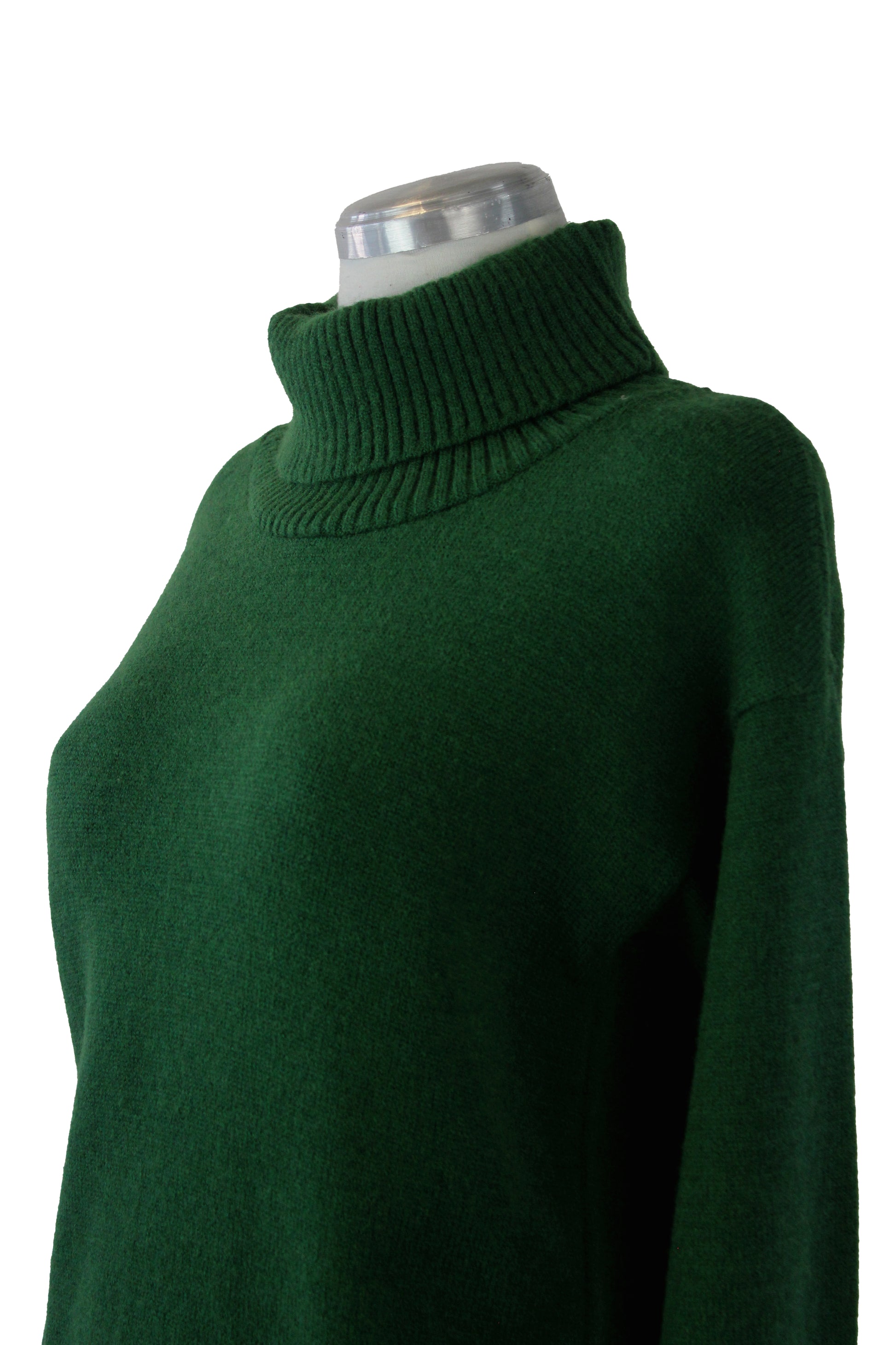 ST091 Suéter Tejido Liso Cuello de Tortuga