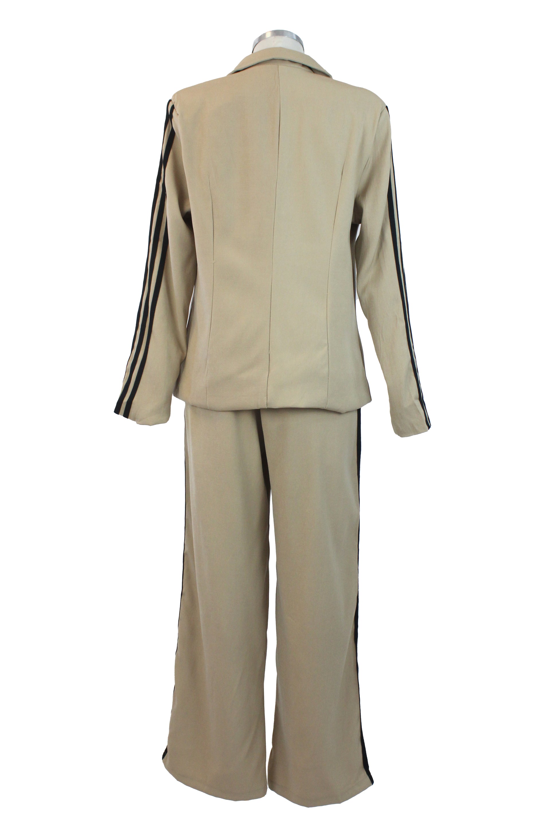L807 Conjunto Saco con Rayas Laterales