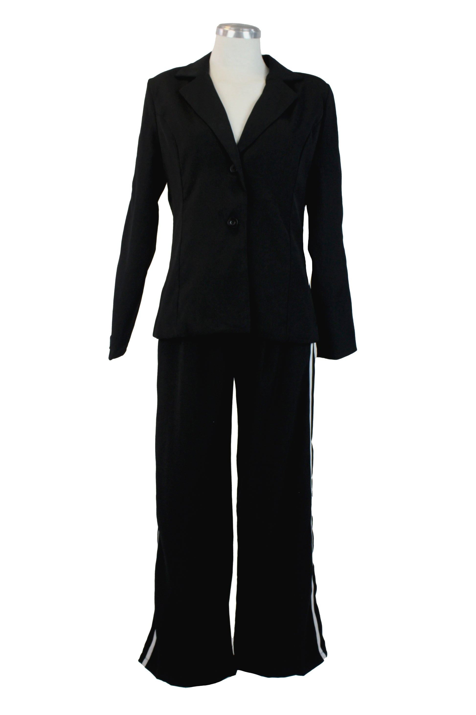 L807 Conjunto Saco con Rayas Laterales