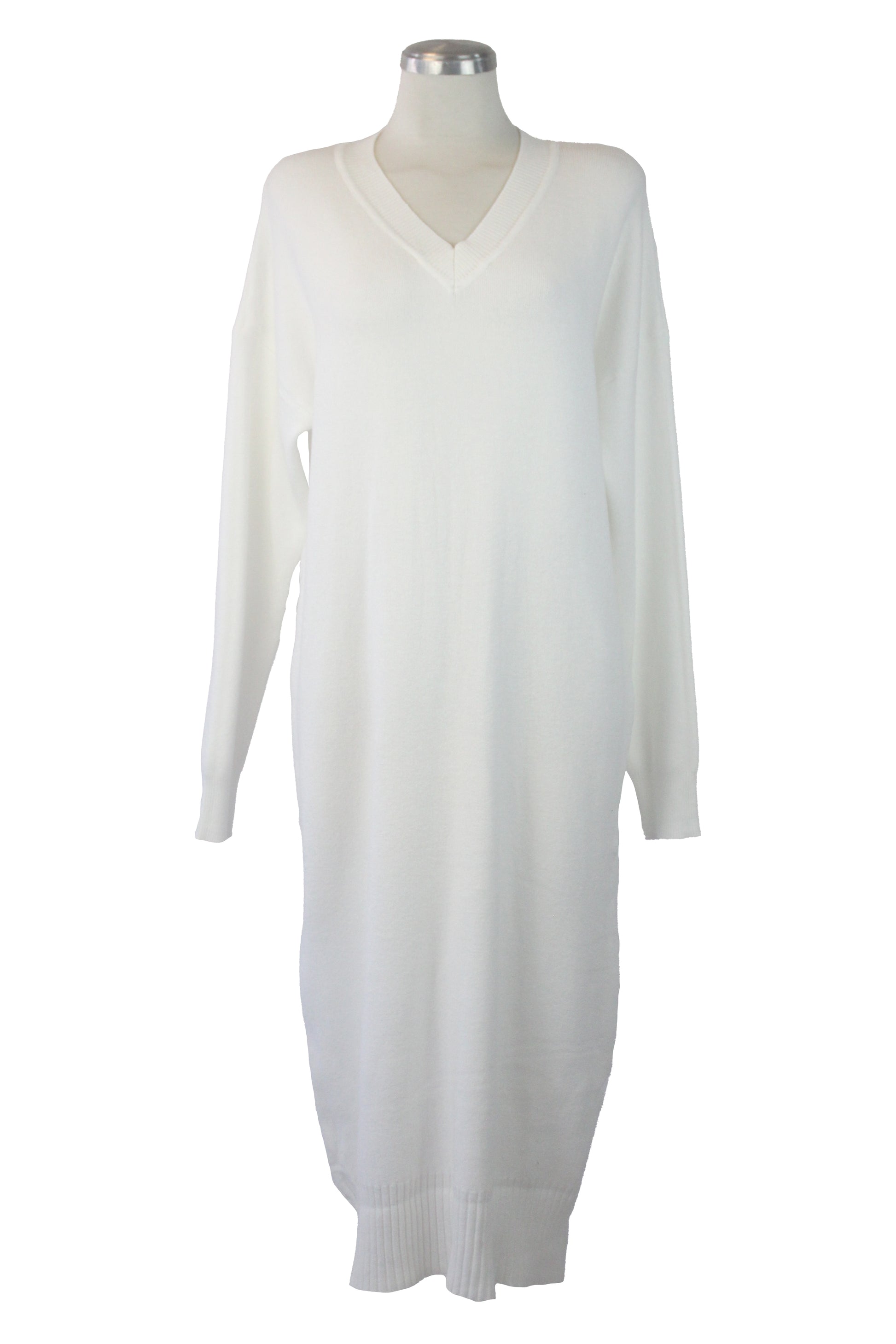 L1561 Vestido Largo Tipo Suéter