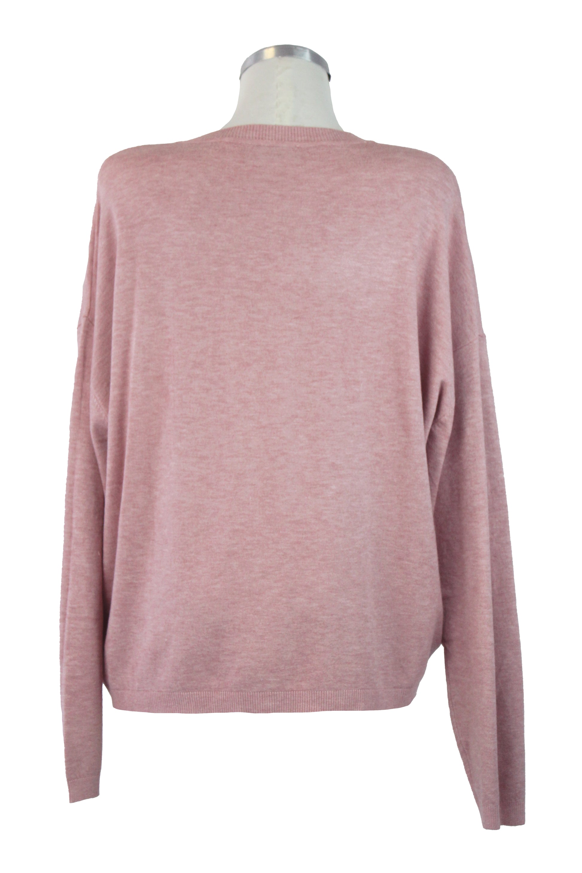 H19162 Suéter Liso Cuello V