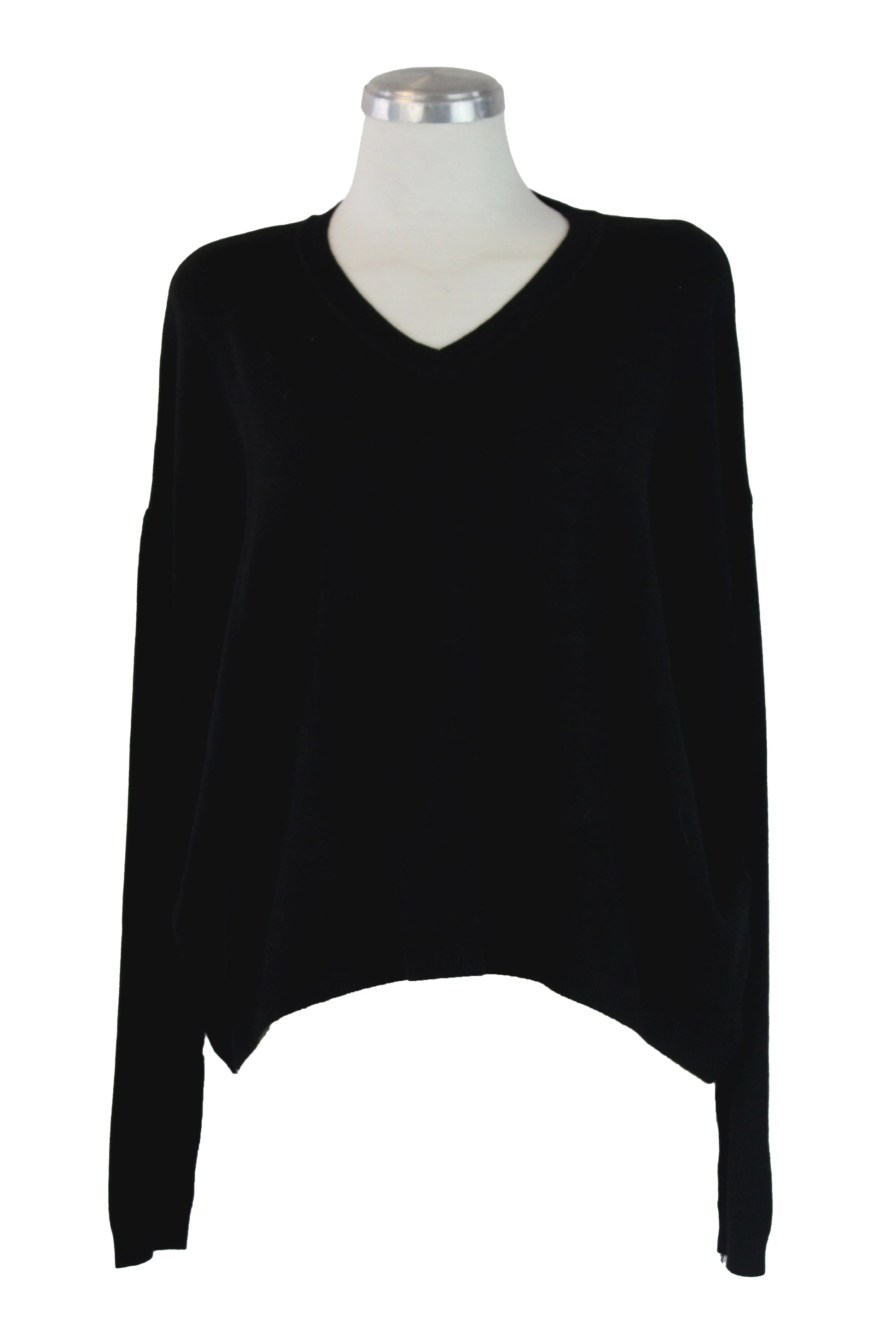 H19162 Suéter Liso Cuello V