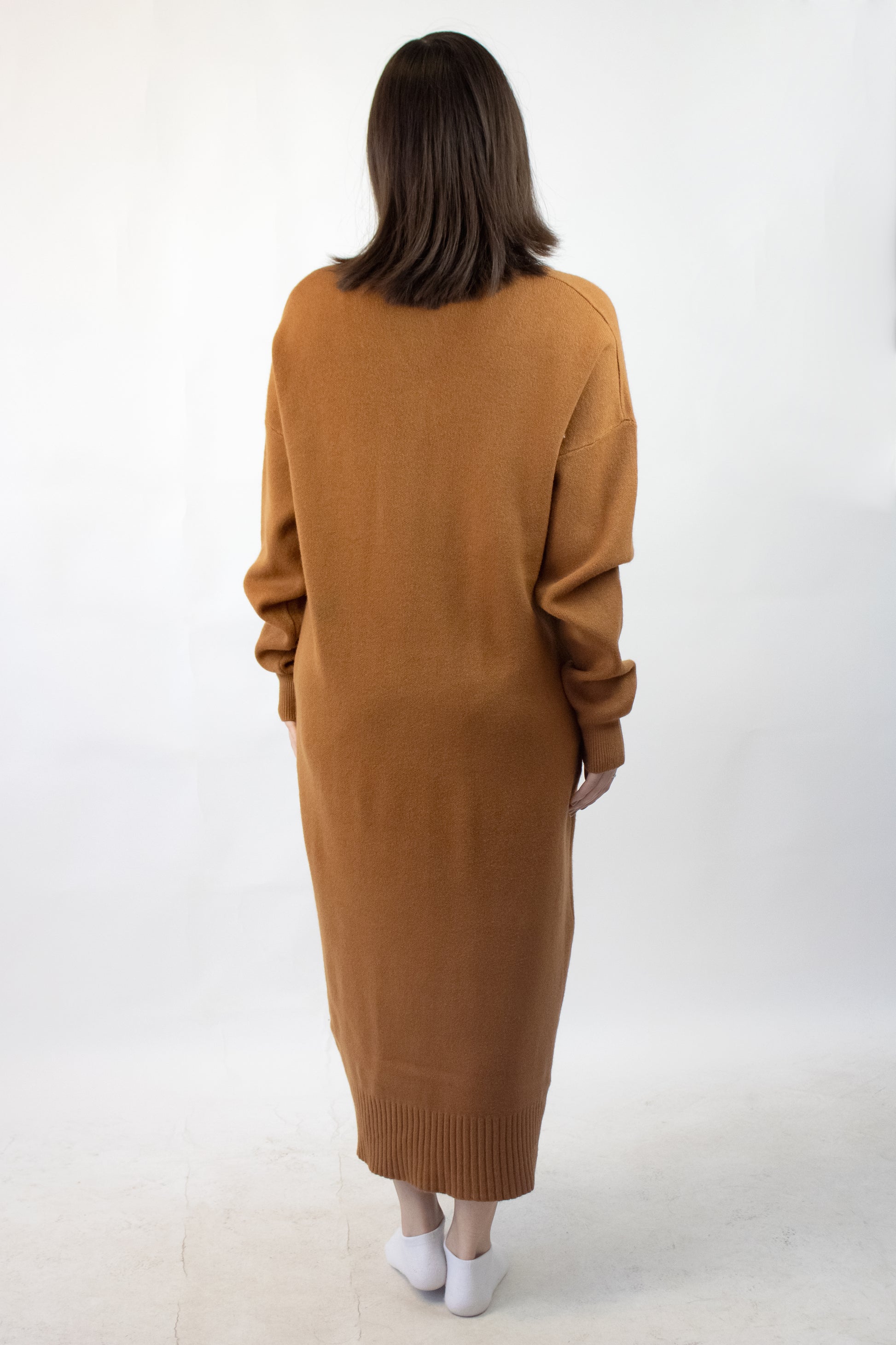 L1561 Vestido Largo Tipo Suéter