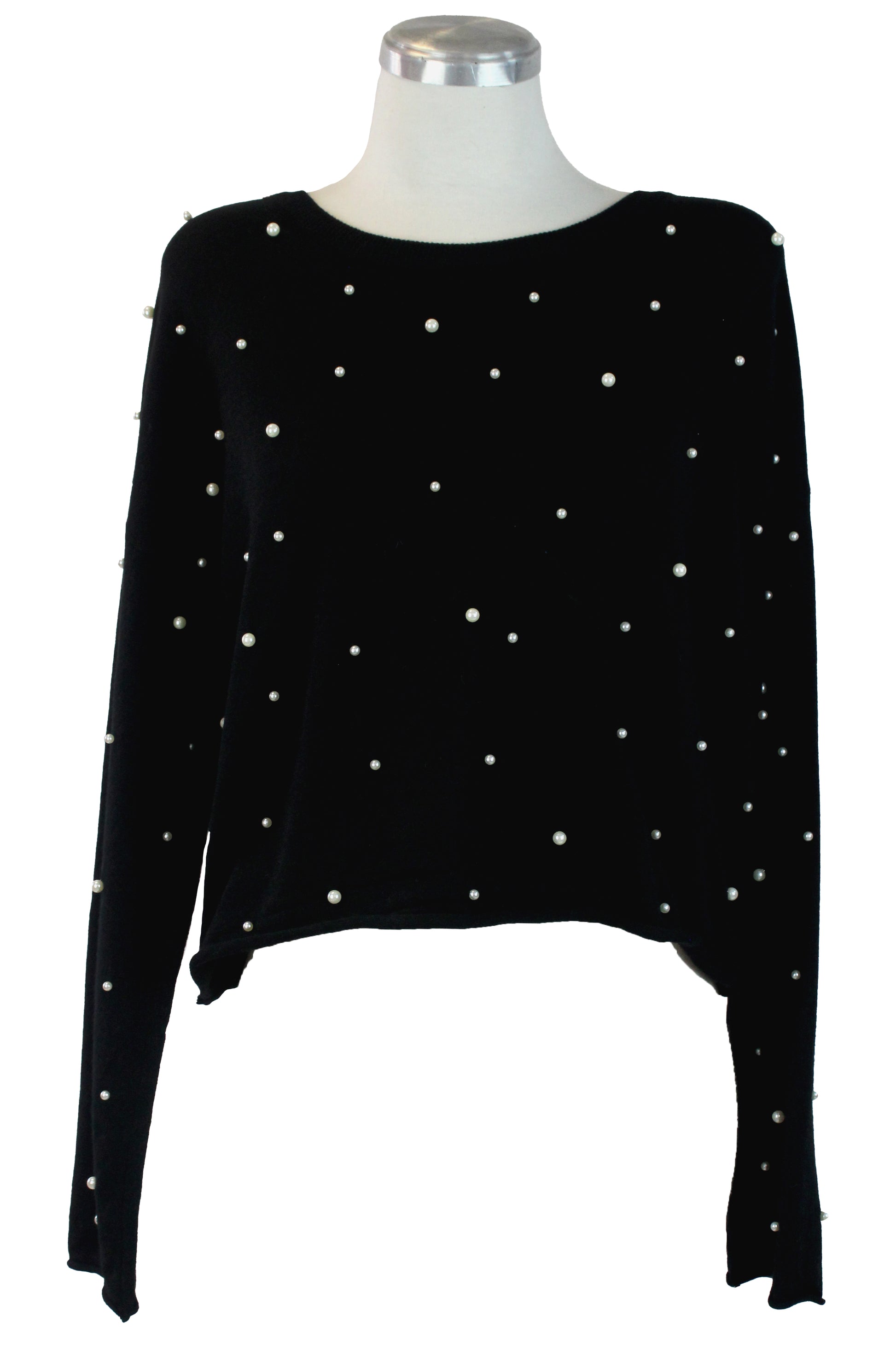 5716 Blusa Tipo Suéter con Perlas