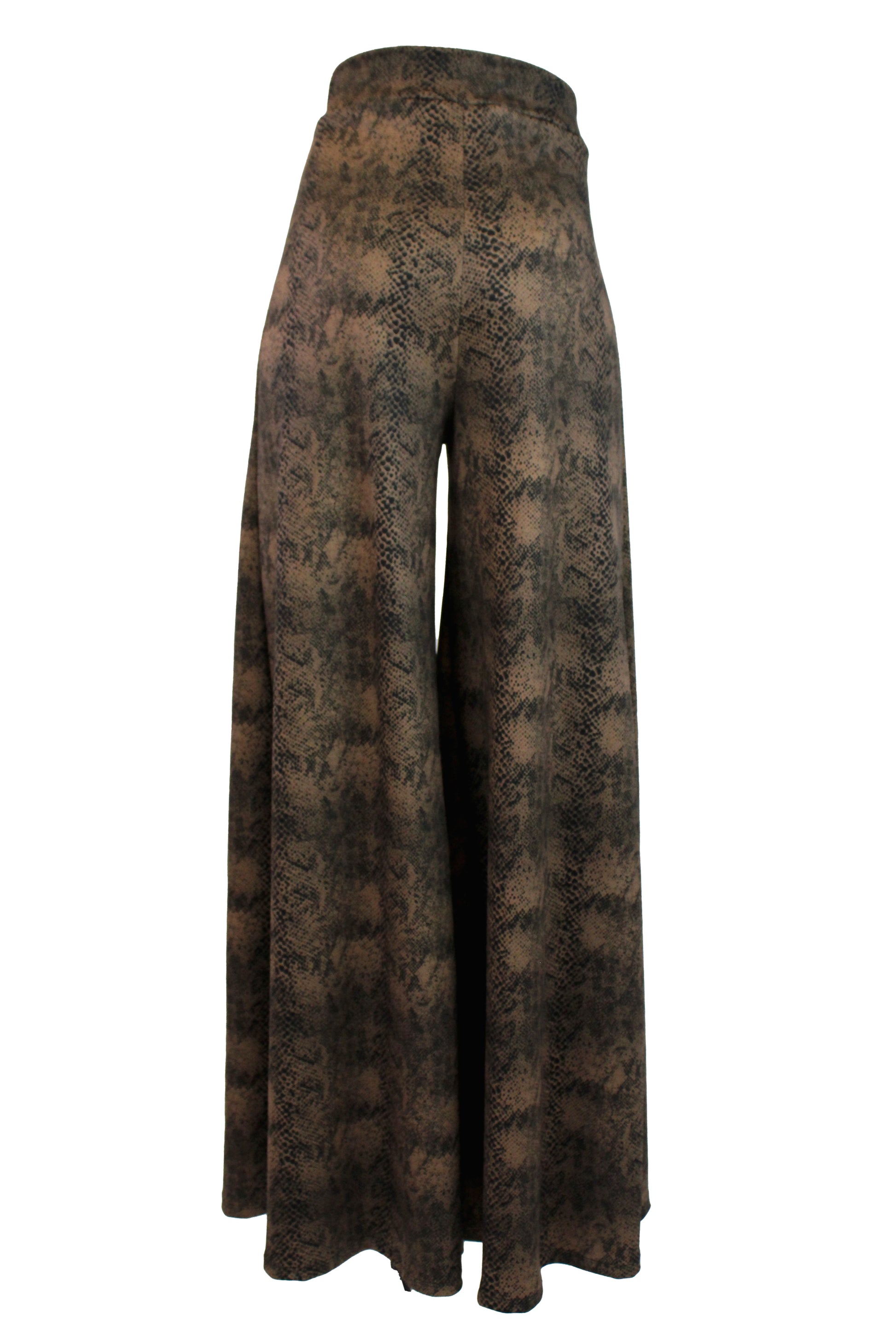 3705CHJ Pantalón Pierna Acampanada Estampado Serpiente