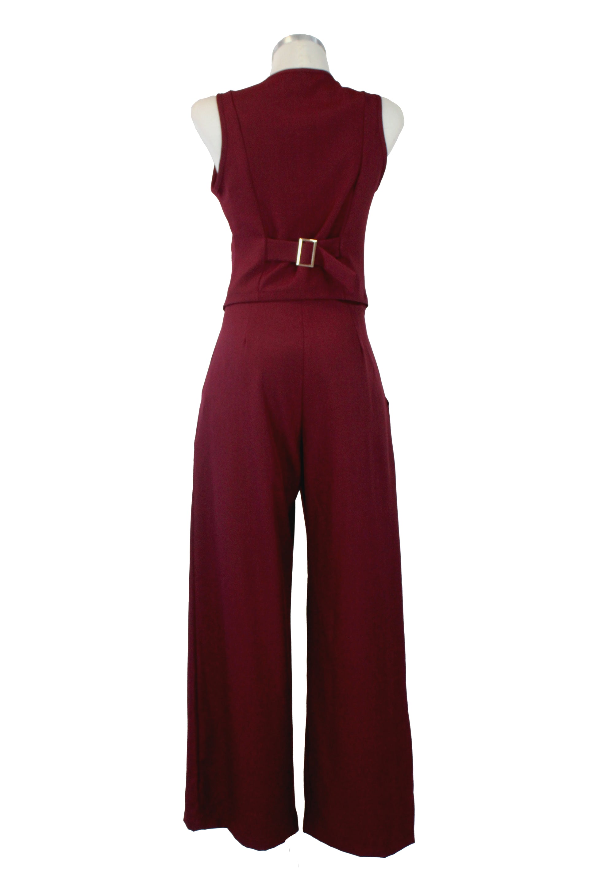 1220BTJ Conjunto Chaleco con  Hebilla Dorada