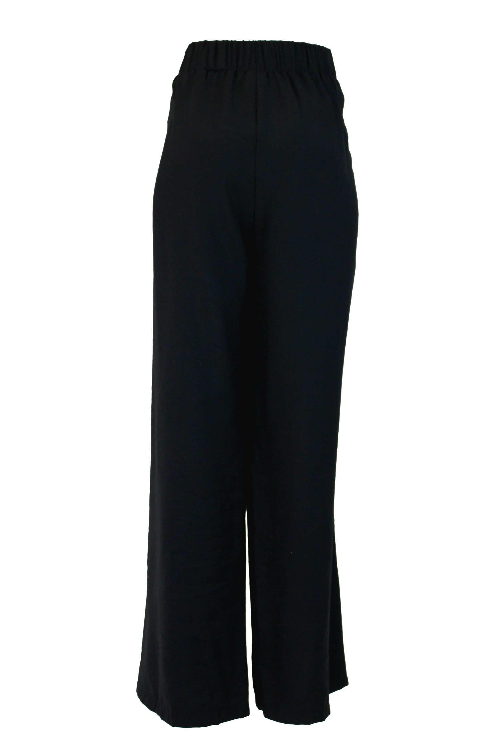 12615 Pantalón Con Elástico Liso Con Pinzas