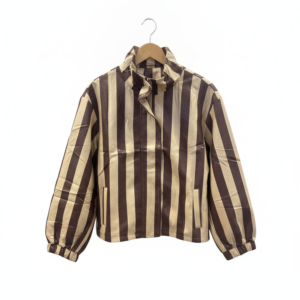 Chaqueta Rayada YM- AC-0048-8
