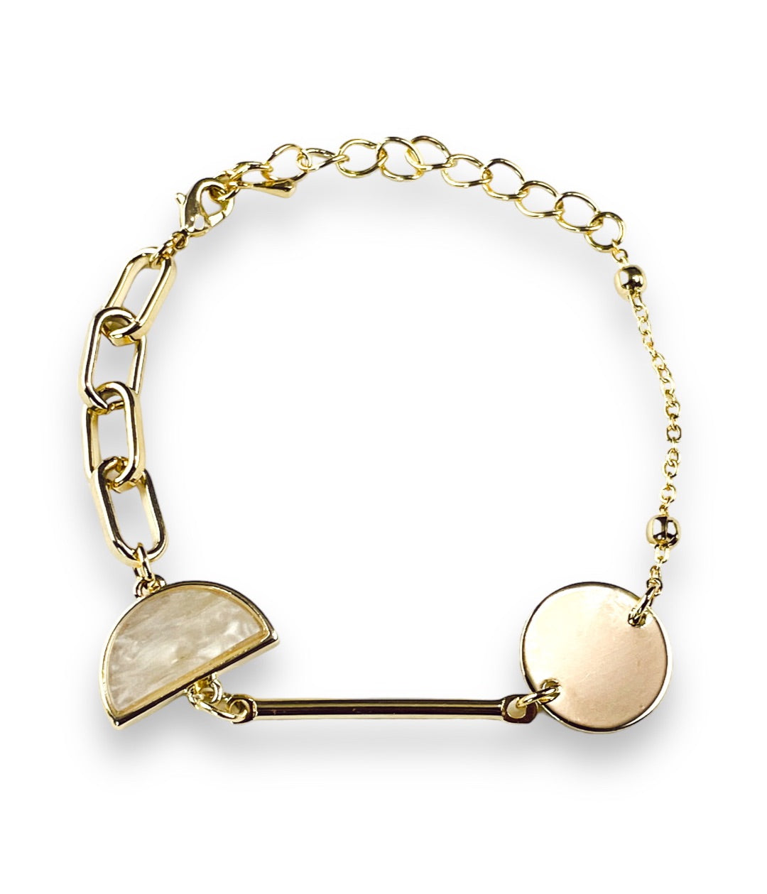 Pulsera Media Luna Madre Perla 46318