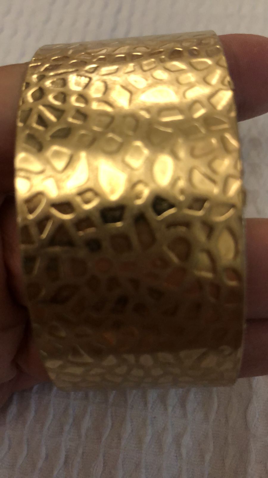Brazalete de Zinc Grabado