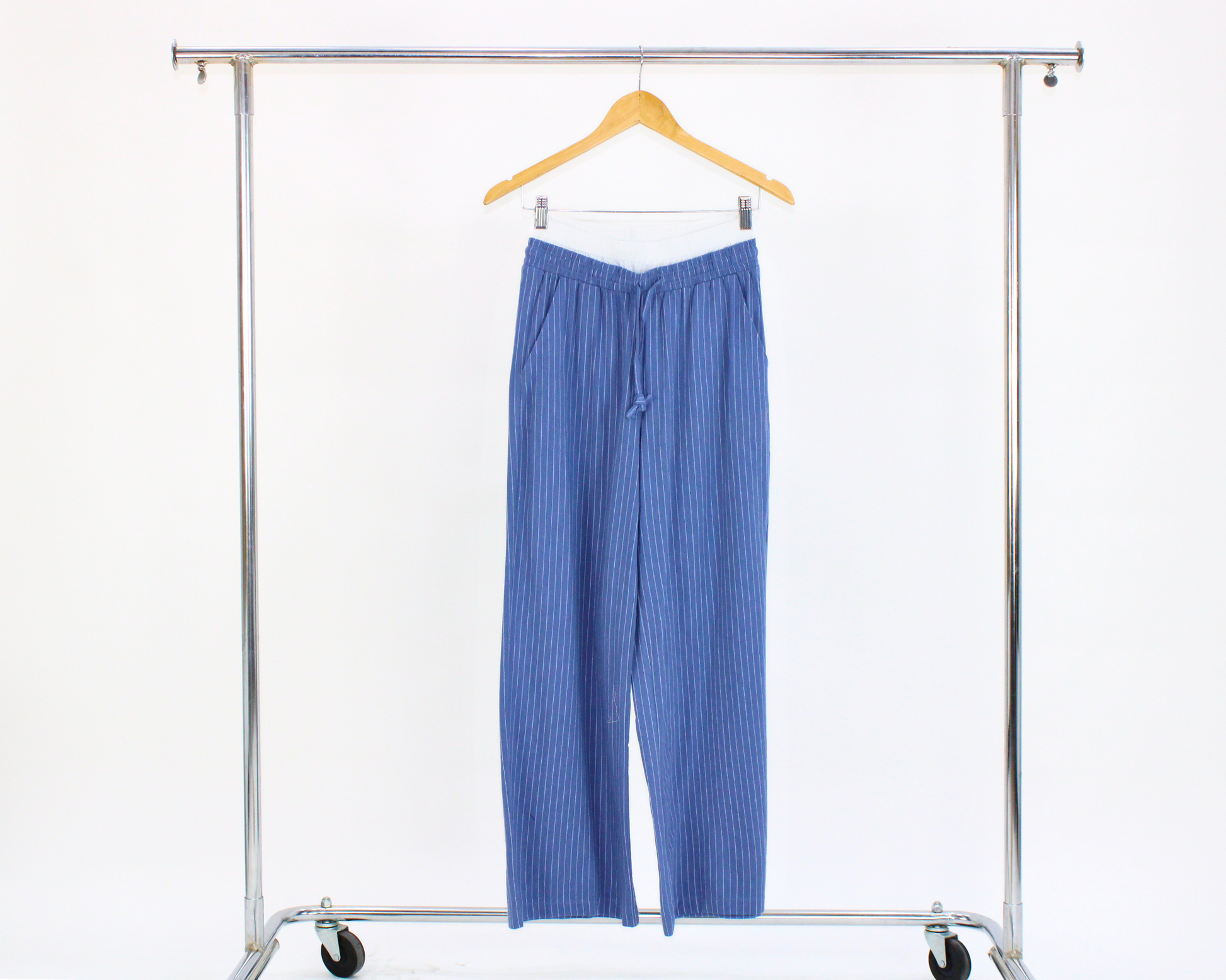 PS888 Pantalón Doble Cintura Rayas
