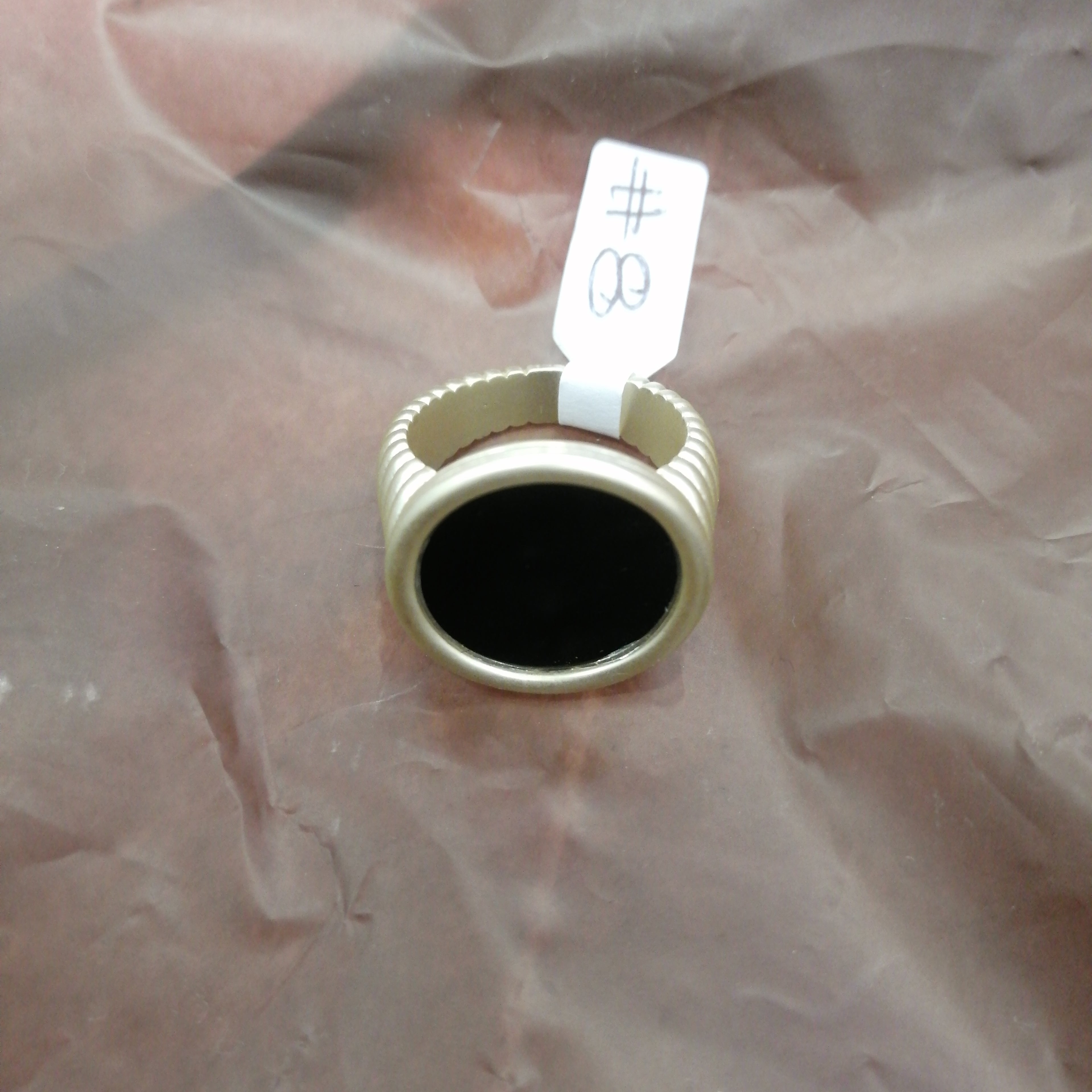 AnilloCorrugado Con Piedra Circulo 333