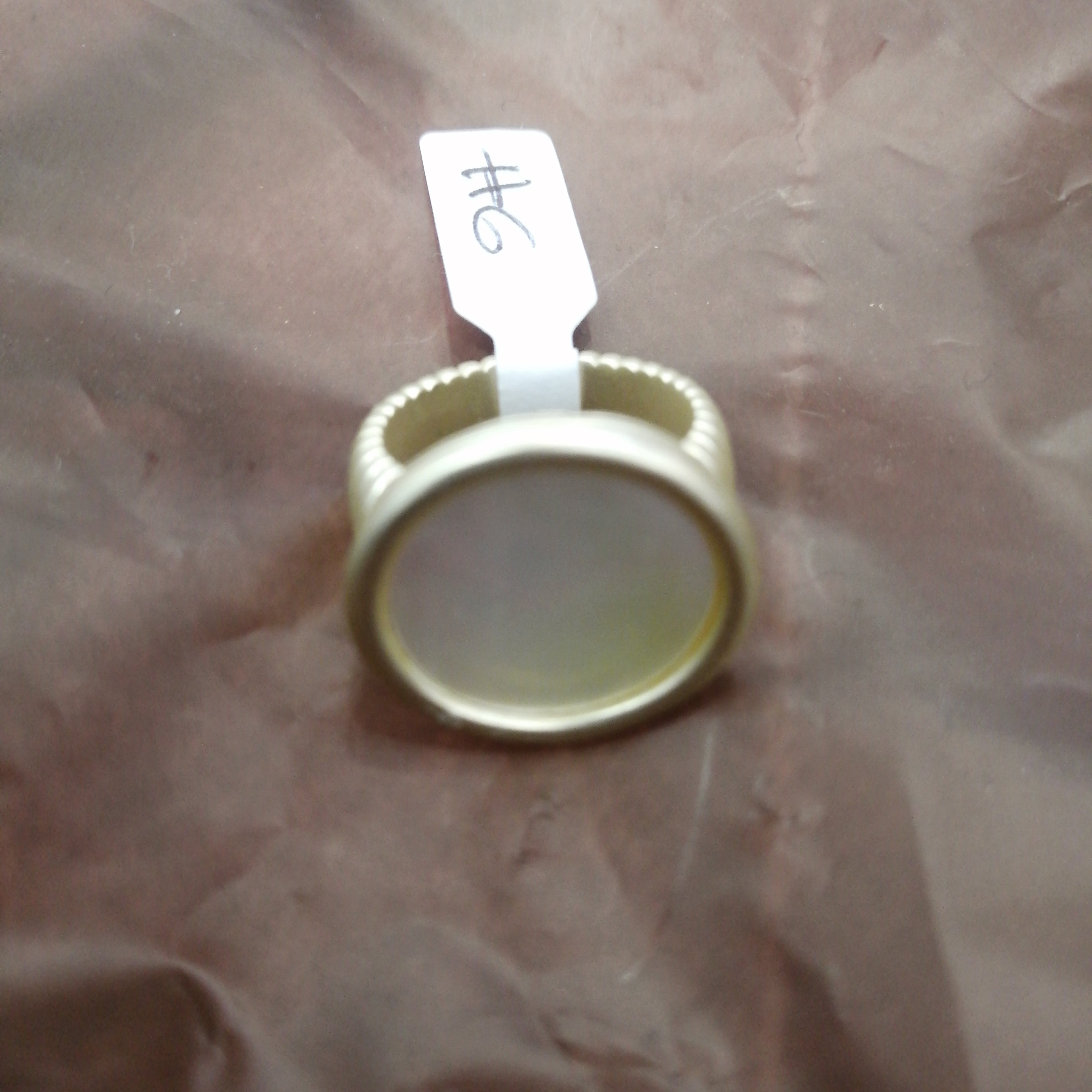 AnilloCorrugado Con Piedra Circulo 333