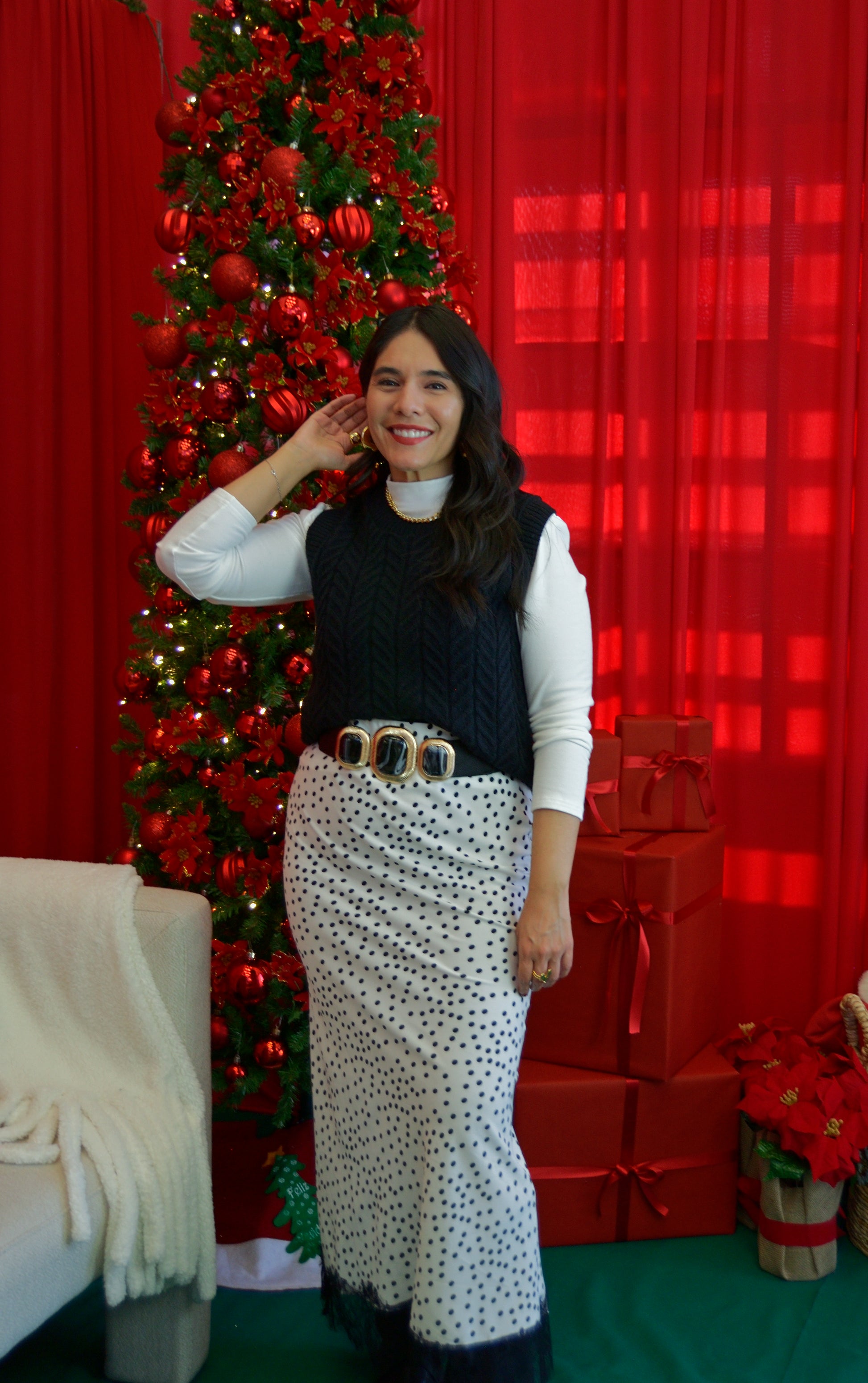 JW3601 Blusa Lisa Cuello de Tortuga