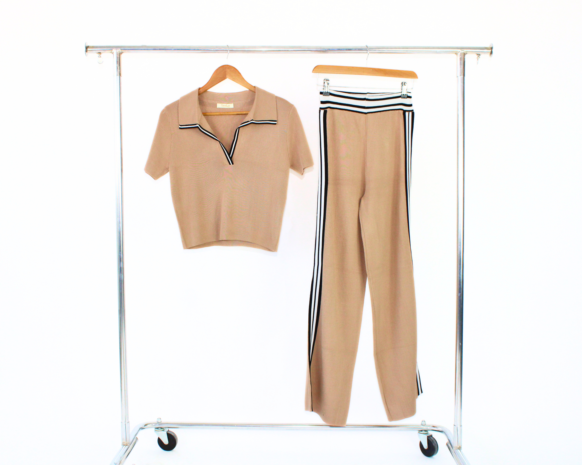 E26 Conjunto De Algodón Rayado