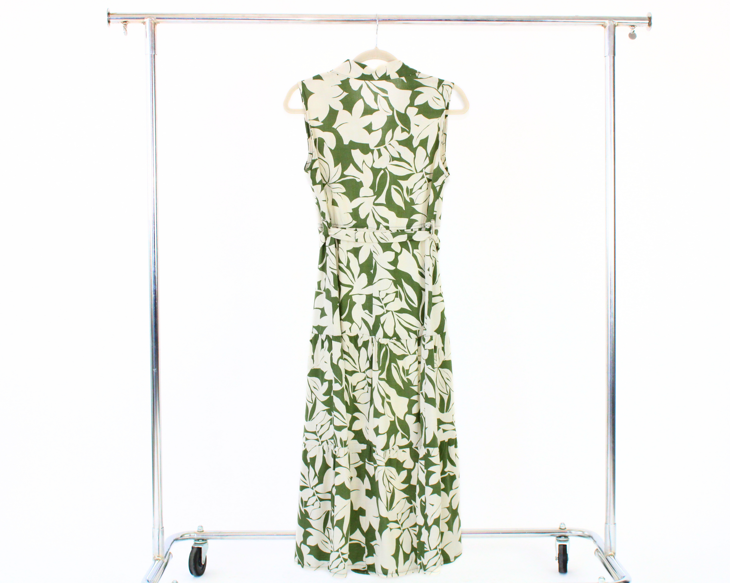 12620 Vestido Largo Estampado Floral
