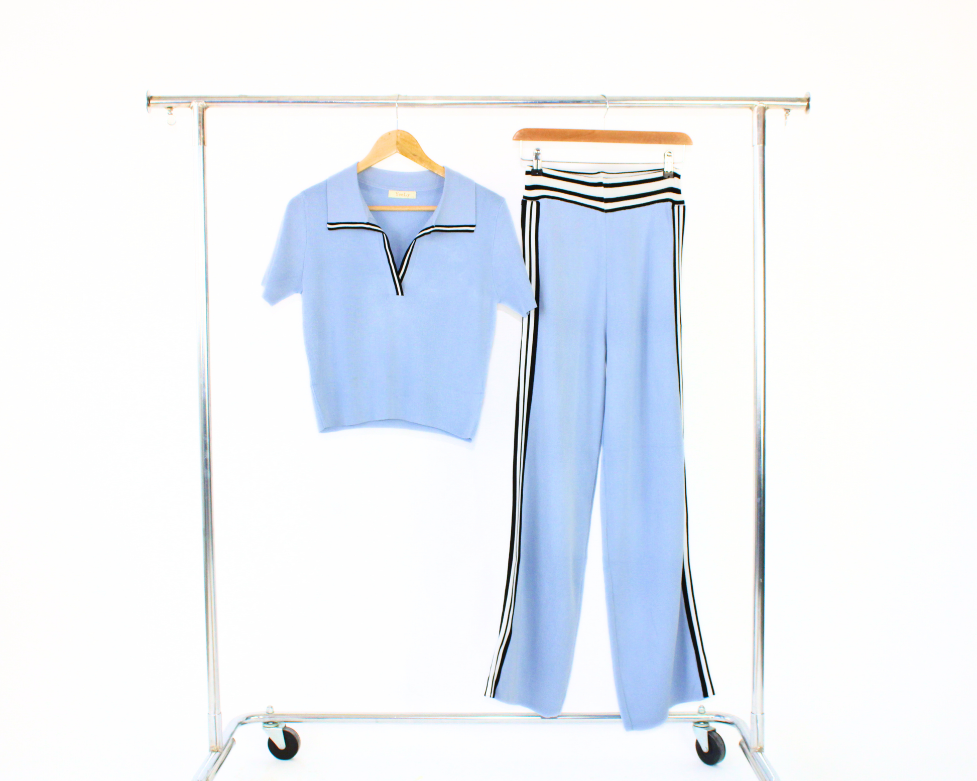 E26 Conjunto De Algodón Rayado