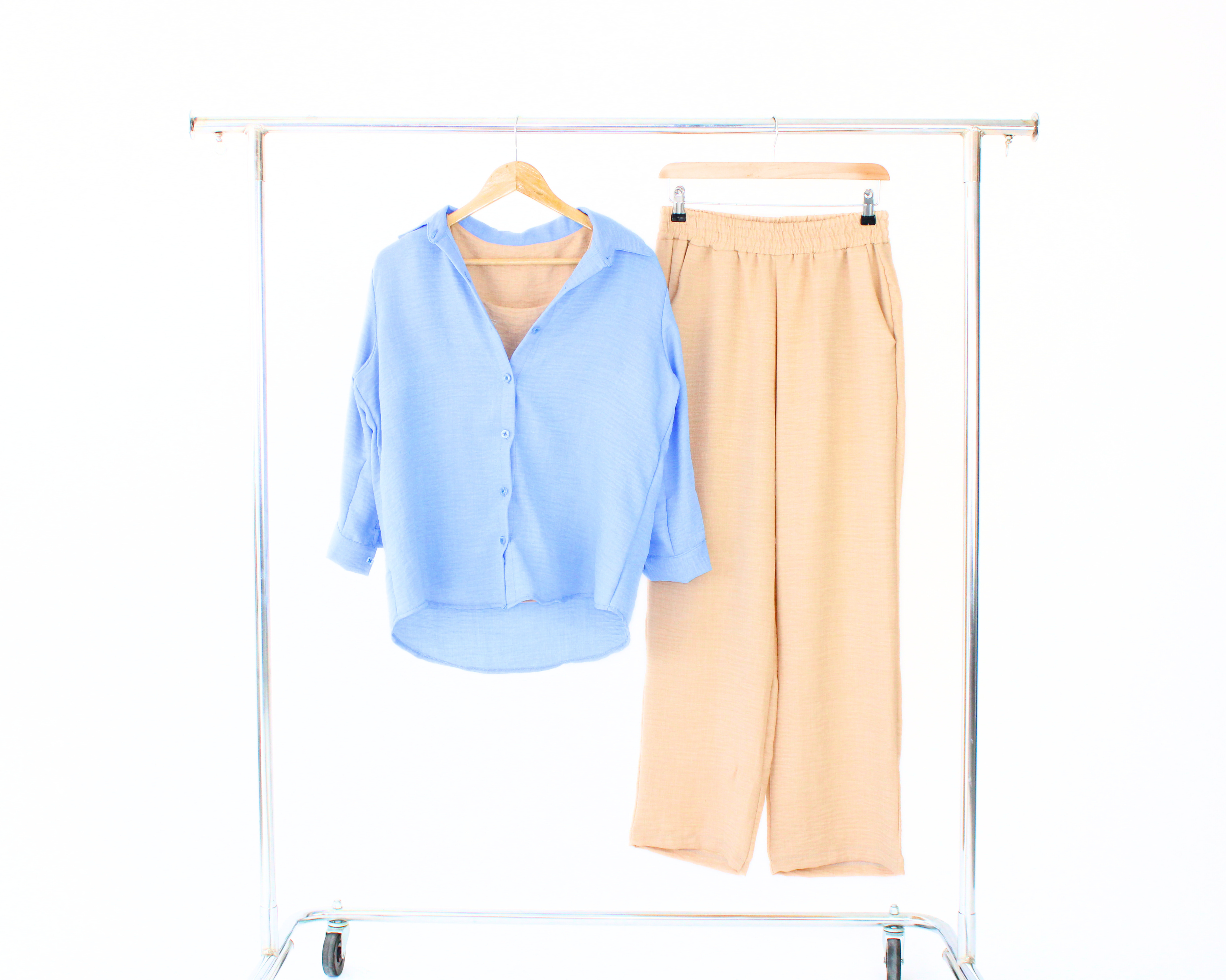 0131 Conjunto 3 Pzas Camisón Fresco