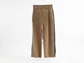 PS964 Pantalón Recto Con Líneas Laterales