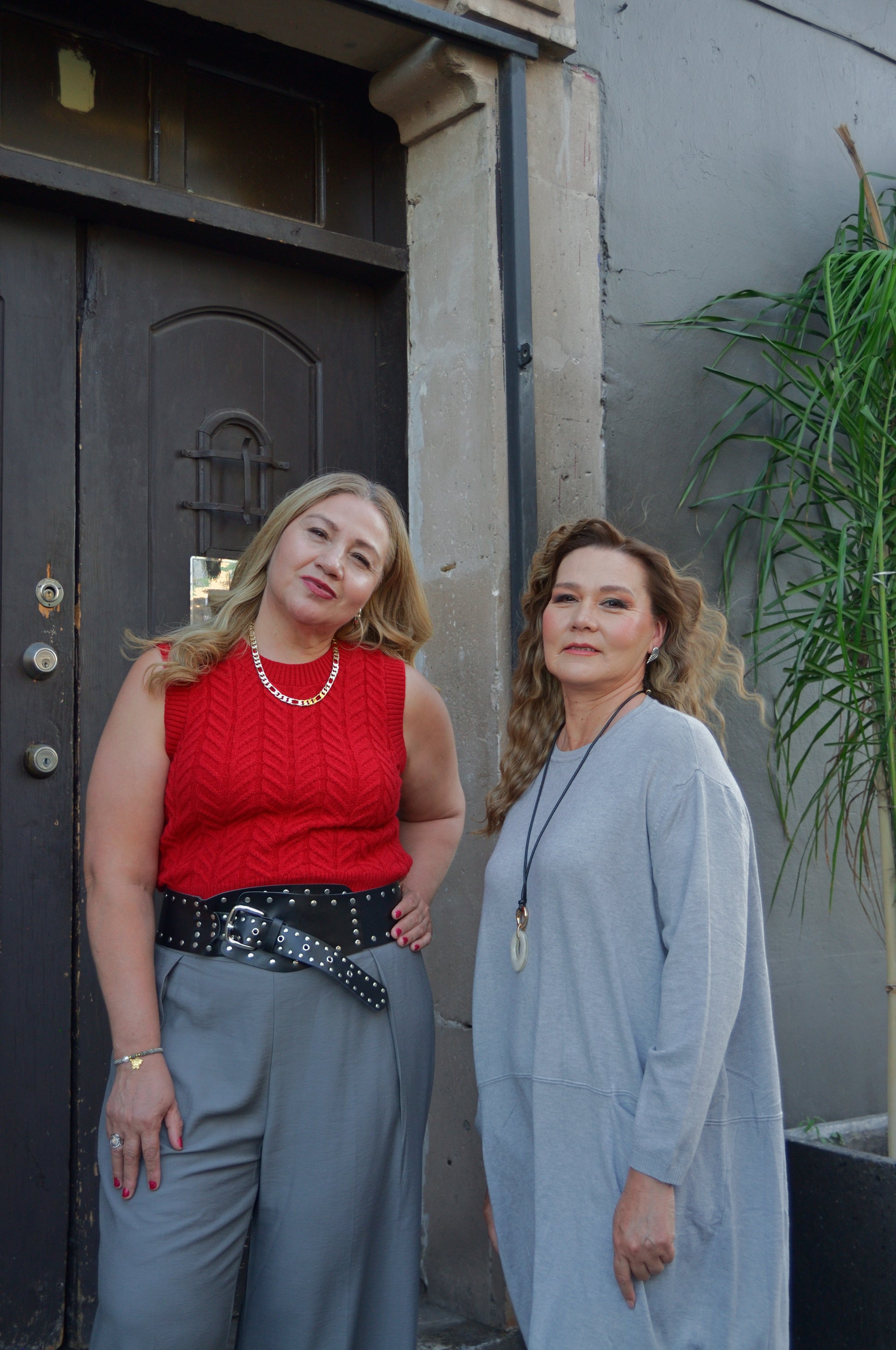 B2511 Suéter Largo con Manga 3/4