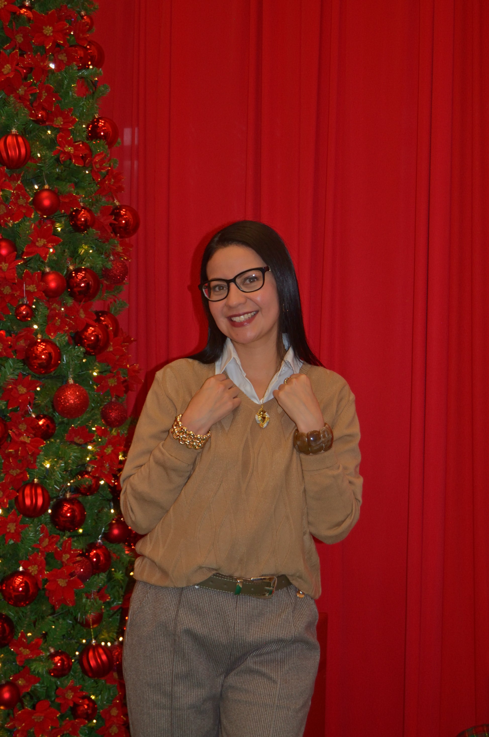 QQ736 Conjunto Camisa con chaleco corto