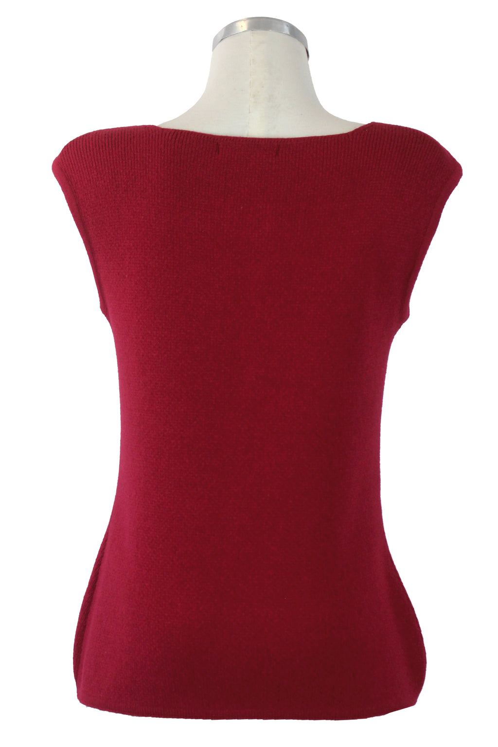 CHL087 Chaleco con Cuello Cuadrado y Botones Dorados