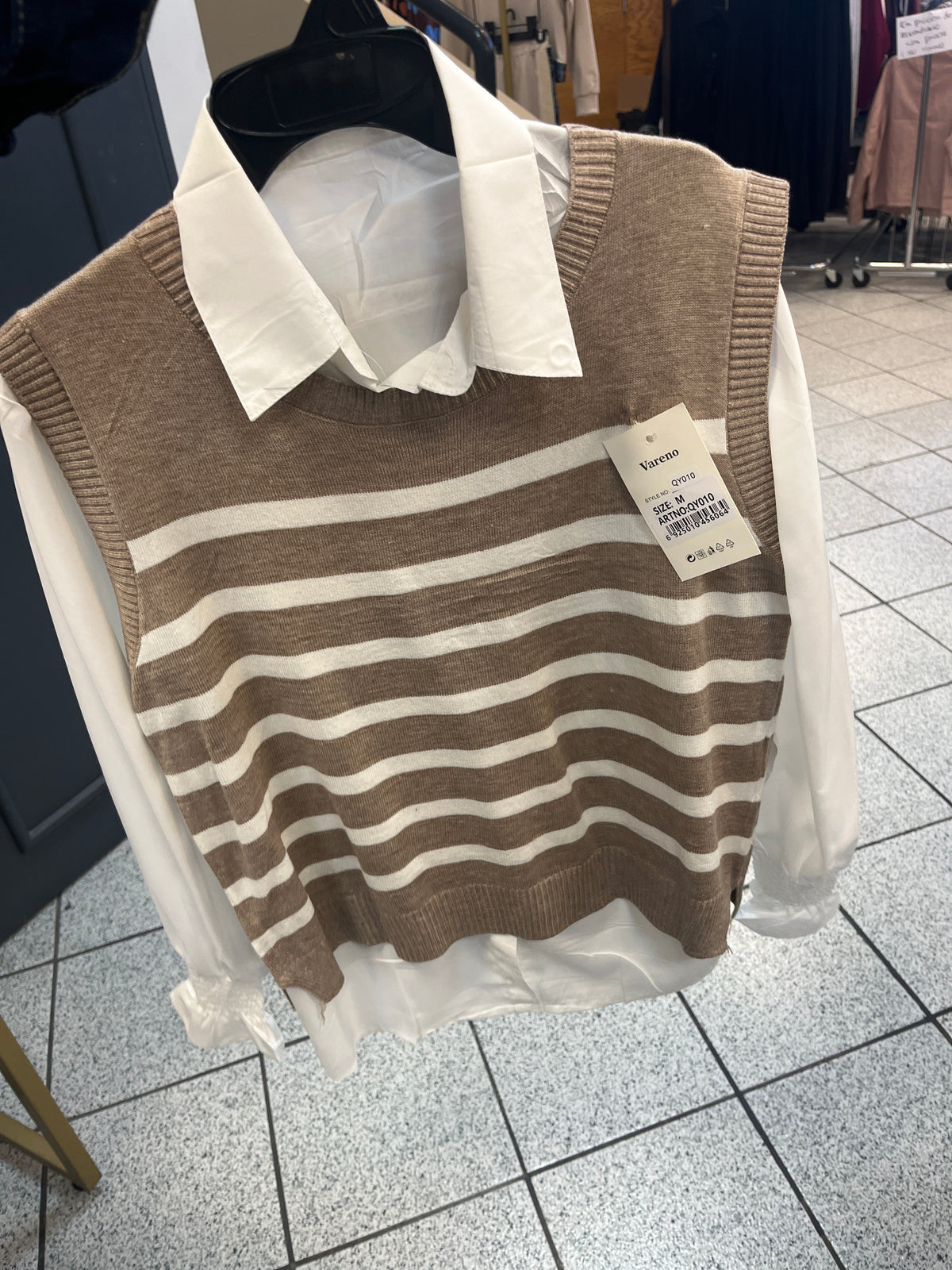 Camisa Chaleco V-QY010-12