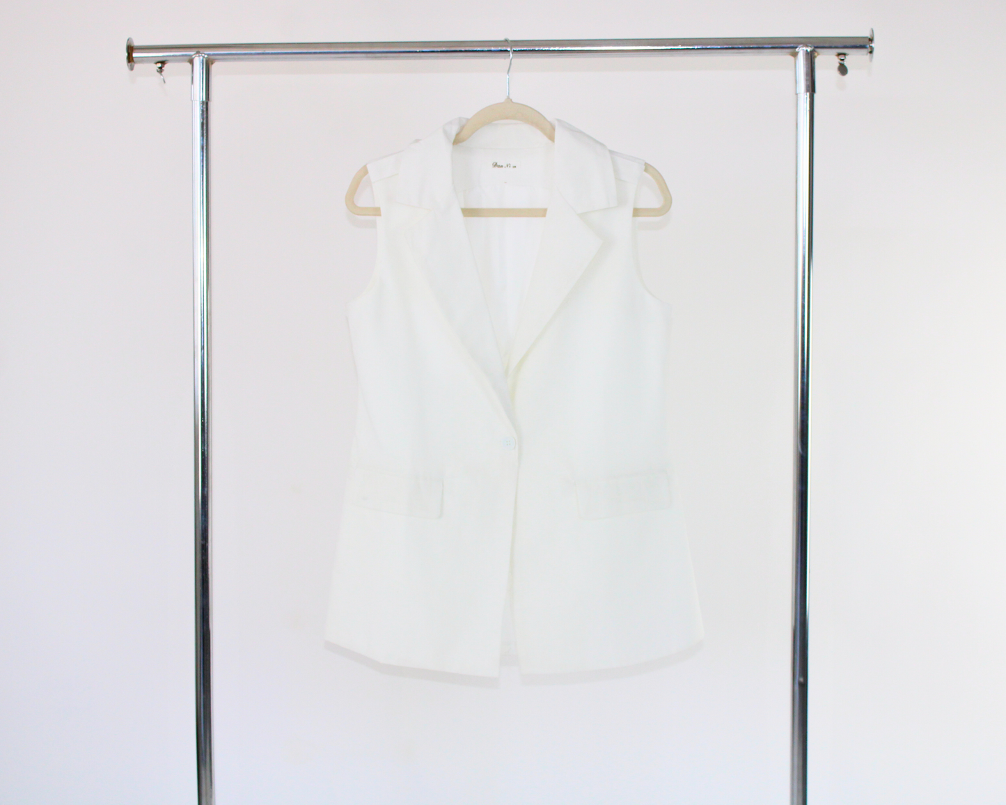 LDD1058 Chaleco largo lino
