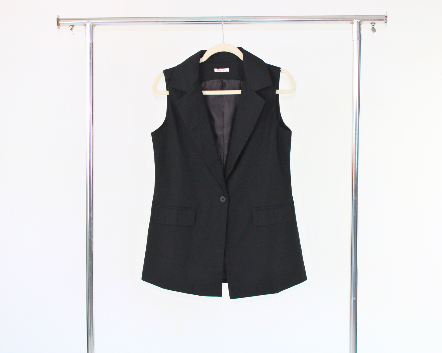 LDD1058 Chaleco largo lino