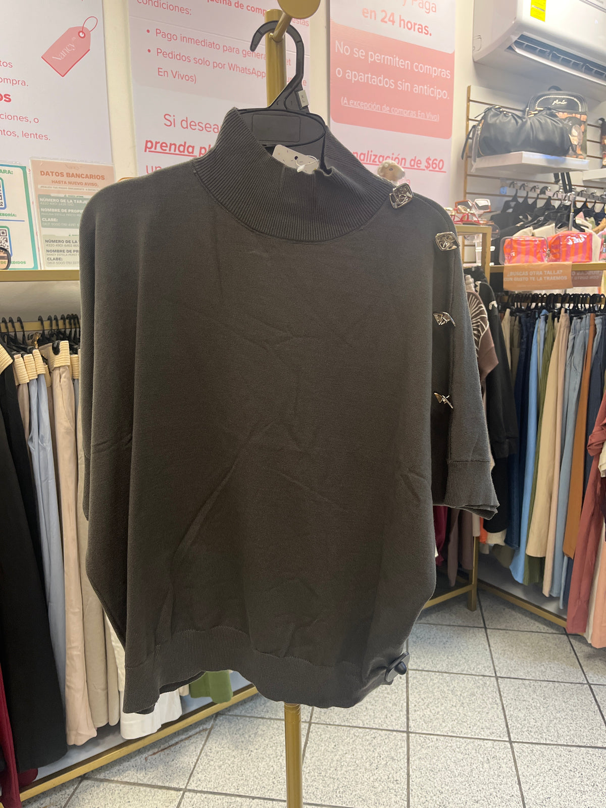 Blusa Botónes IM-H1073-15