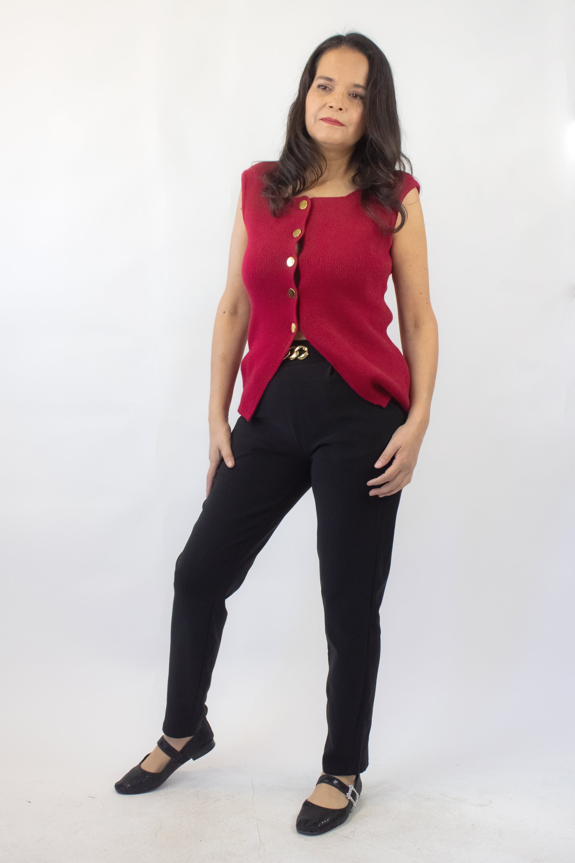 S-81 Legging Bolsas y Cadena al Centro