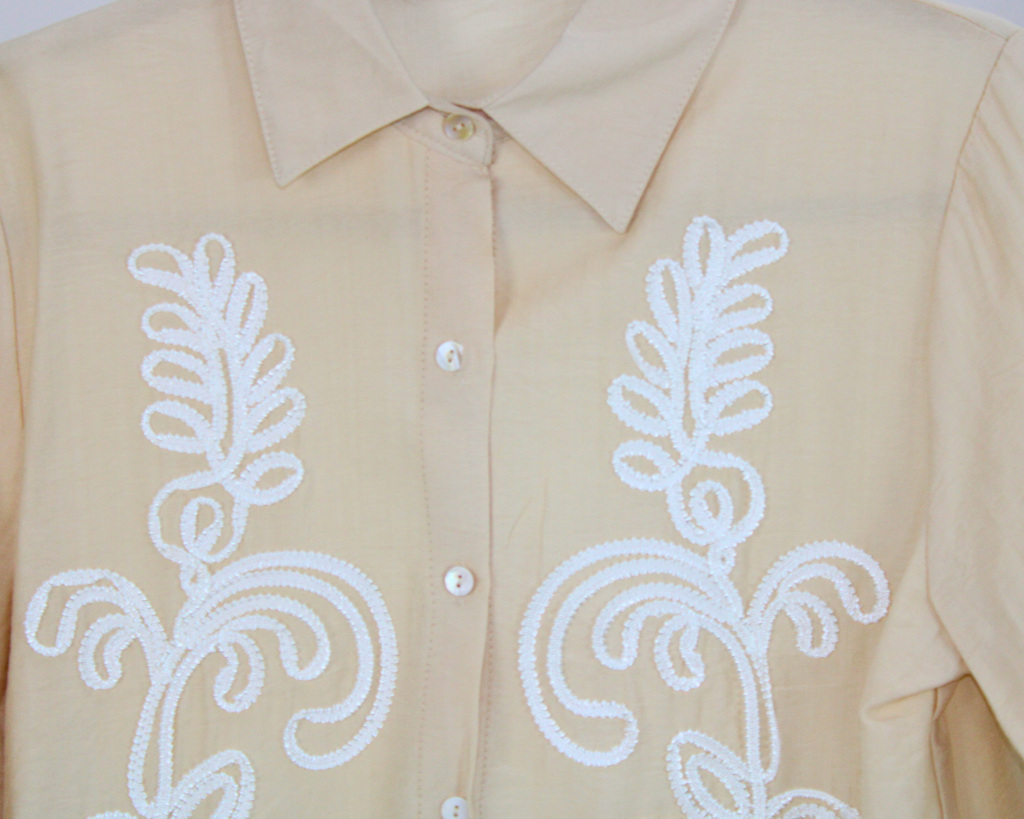 72101 Camisa bordado vertical