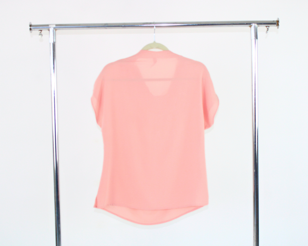 118 Blusa Con Escote Caída Lisa