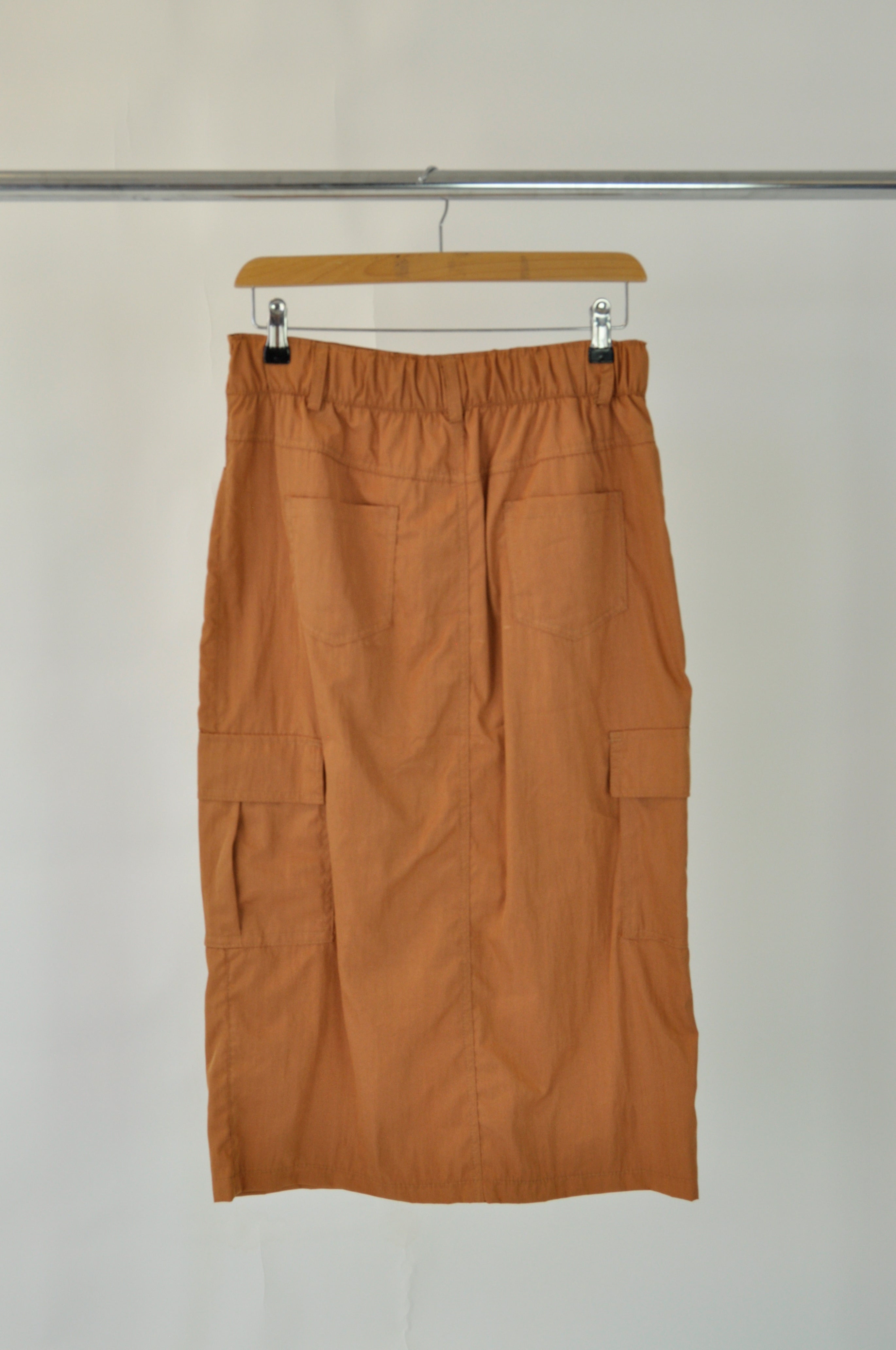 2650 Falda Cargo Corte Recto