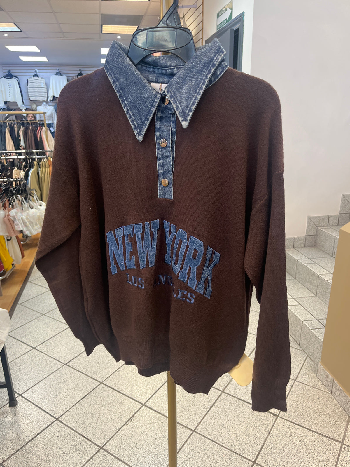 Sueter NY Mezclilla MQ-5929-11