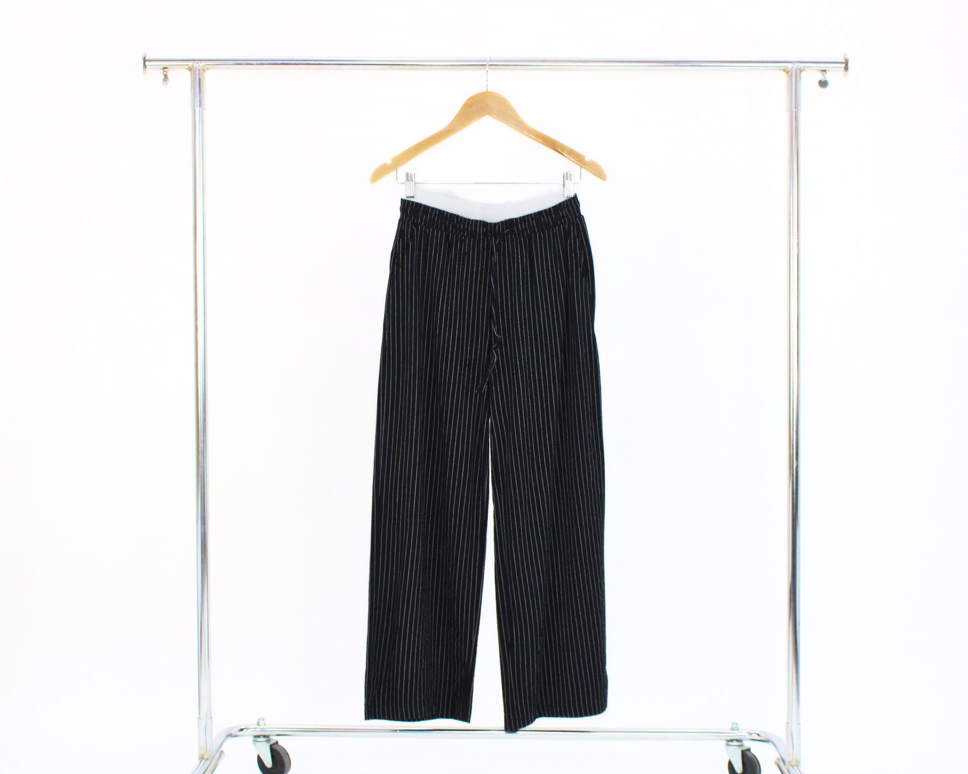 PS888 Pantalón Doble Cintura Rayas