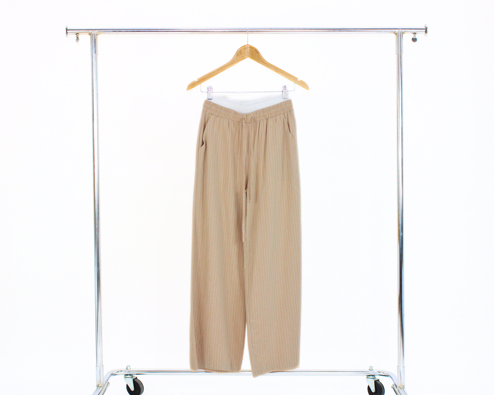 PS888 Pantalón Doble Cintura Rayas