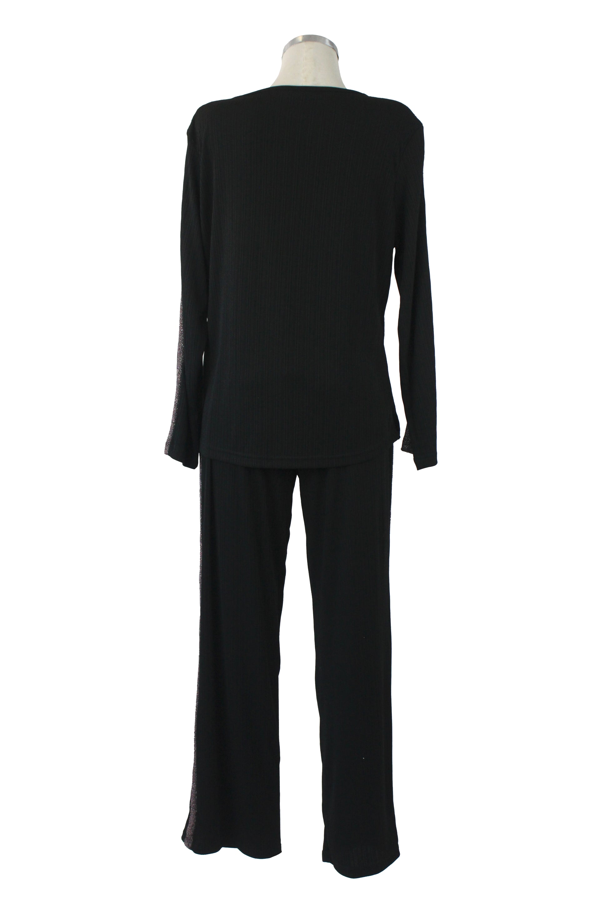 434 Conjunto de Manga Larga con Línea de Brillos