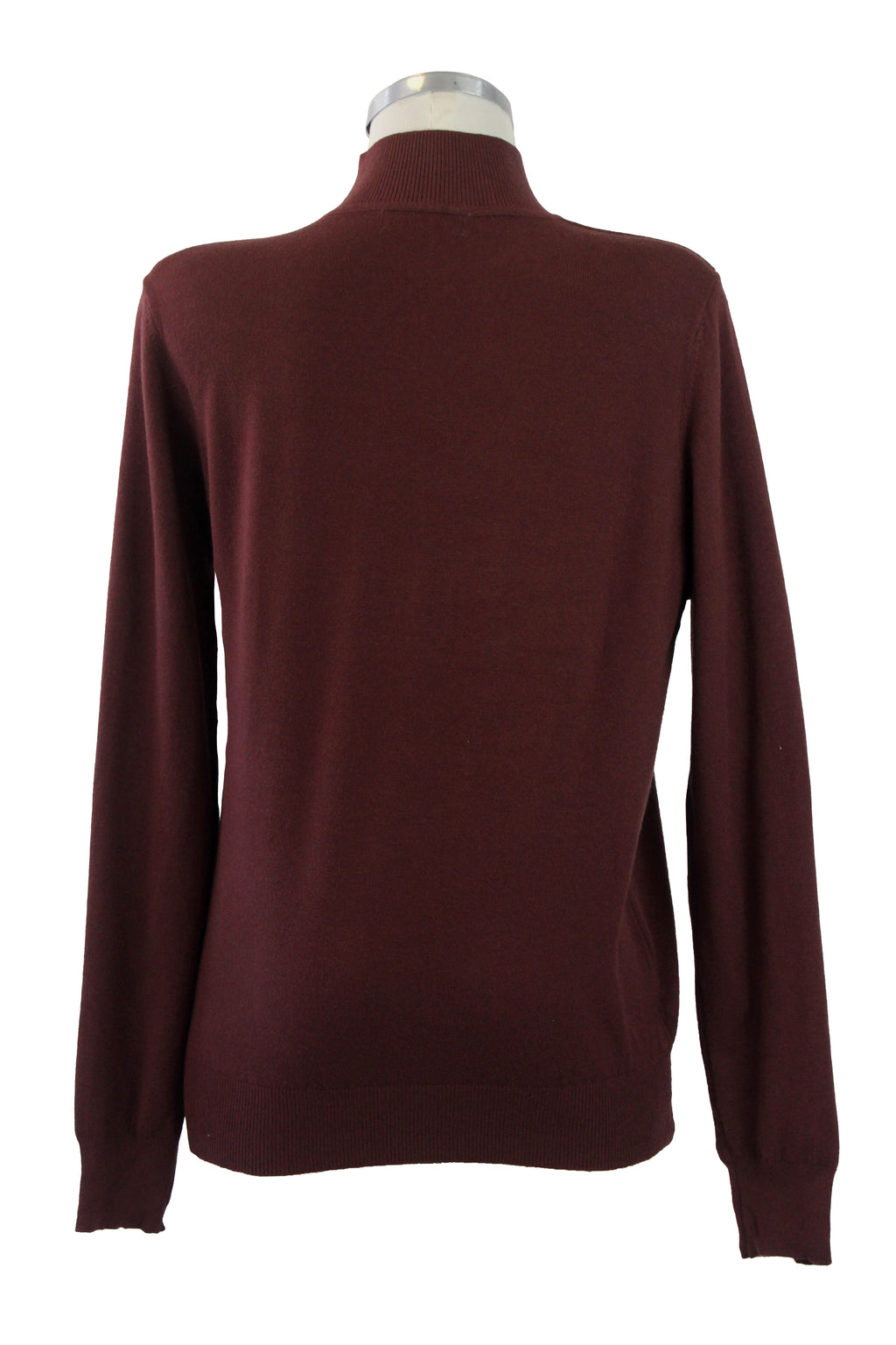 1283 Suéter Cuello Alto y Botones en los Hombros