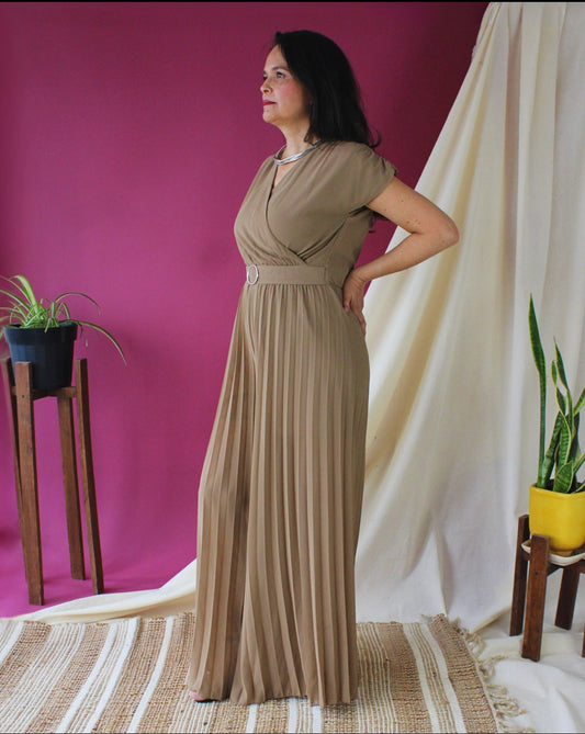 P24750J Enterizo con Pantalon Tableado