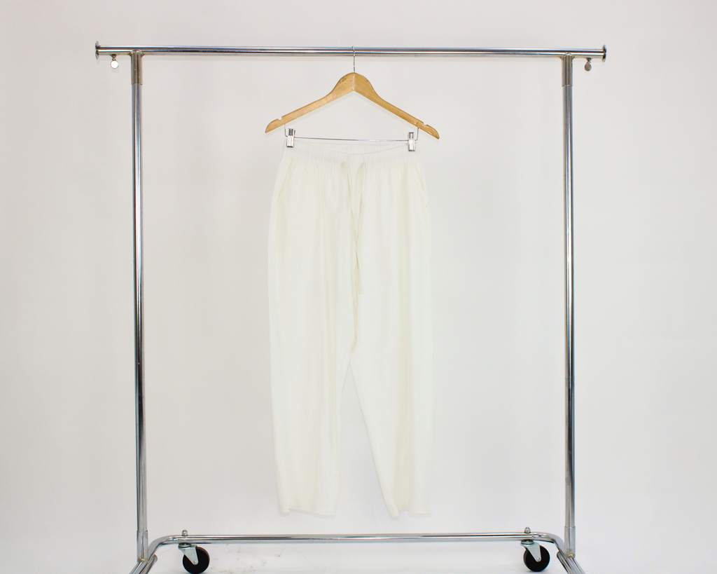 X034 Pantalon tipo mezclilla con jareta