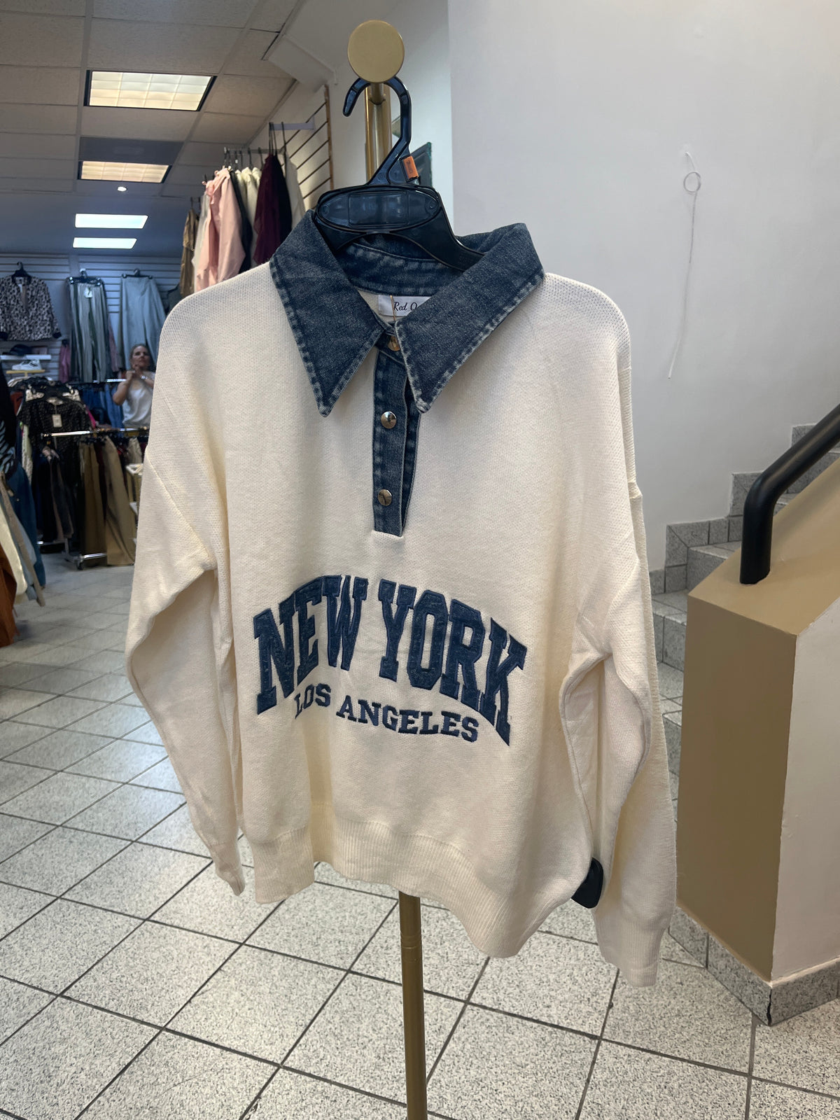 Sueter NY Mezclilla MQ-5929-11
